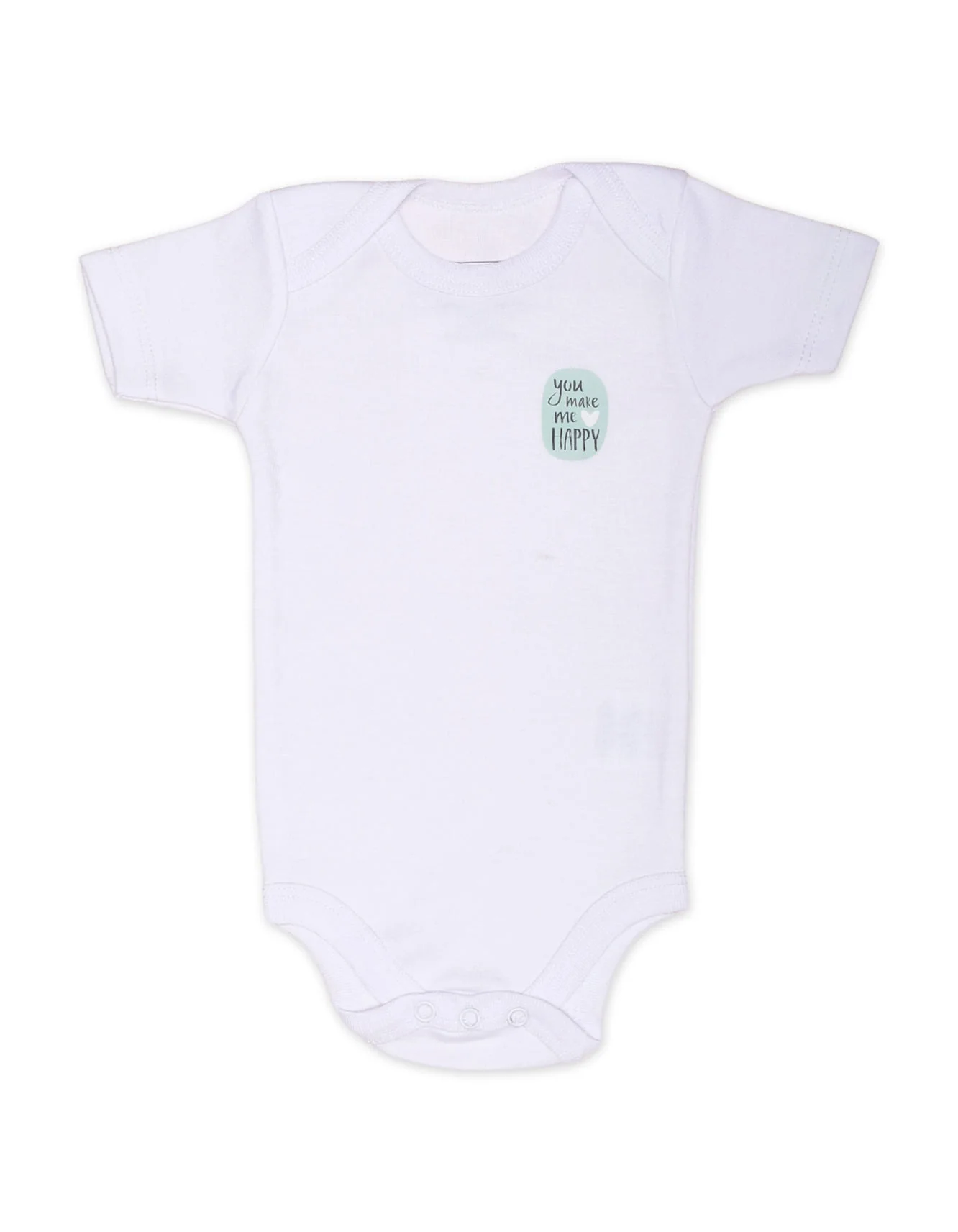 Baby Girls Body Suit White Bambies Pack of 3 at Zubaidas - Image 3