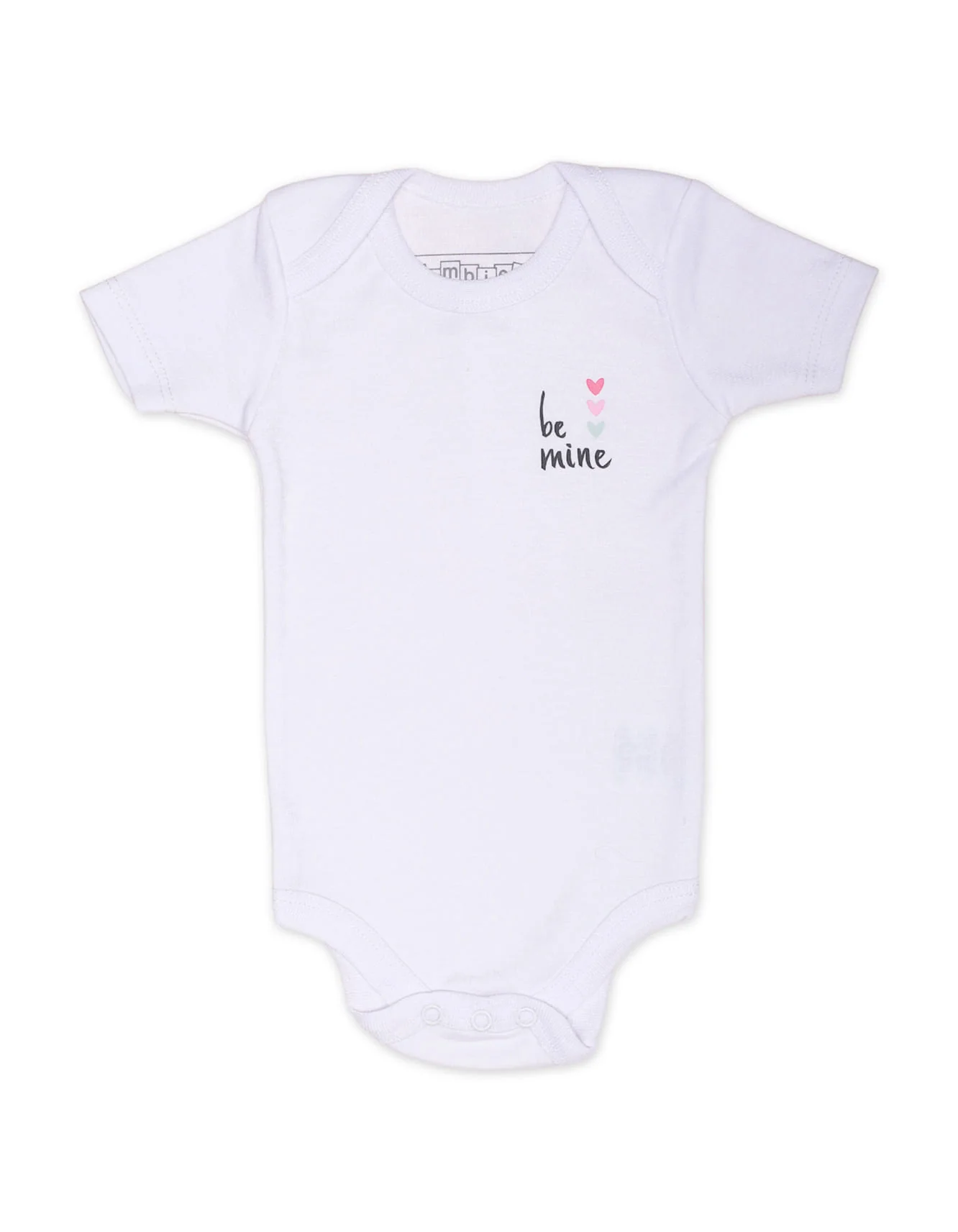 Baby Girls Body Suit White Bambies Pack of 3 at Zubaidas - Image 4