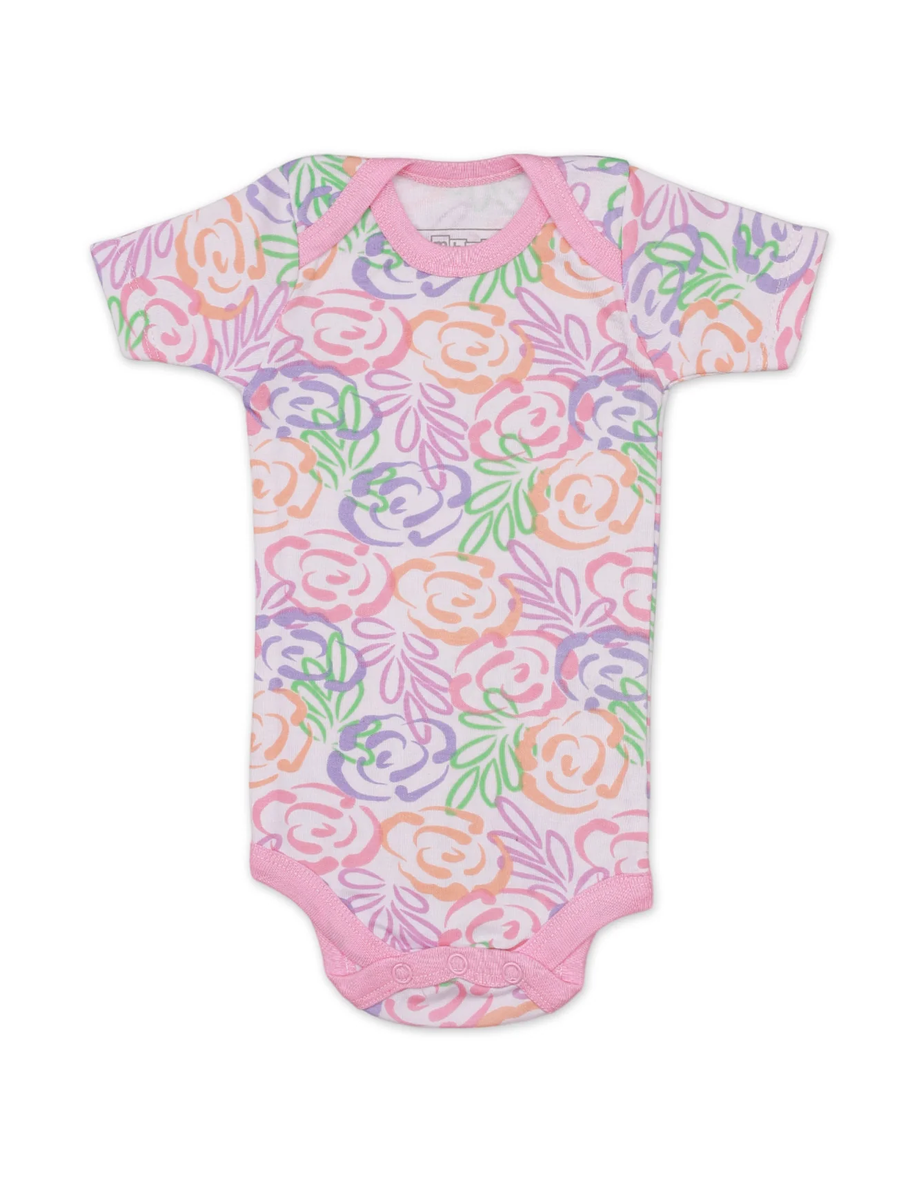Baby Girls Body Suits Pack of 3 Bambies Floral at Zubaidas - Image 2