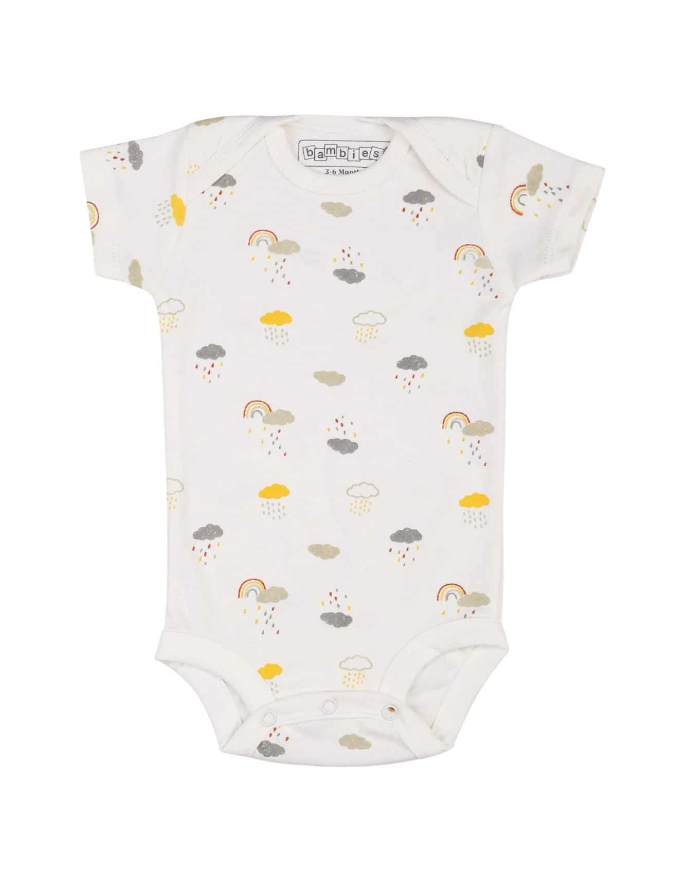 Baby Girls Body Suits Pack of 3 Bambies Rainbow at Zubaidas - Image 2