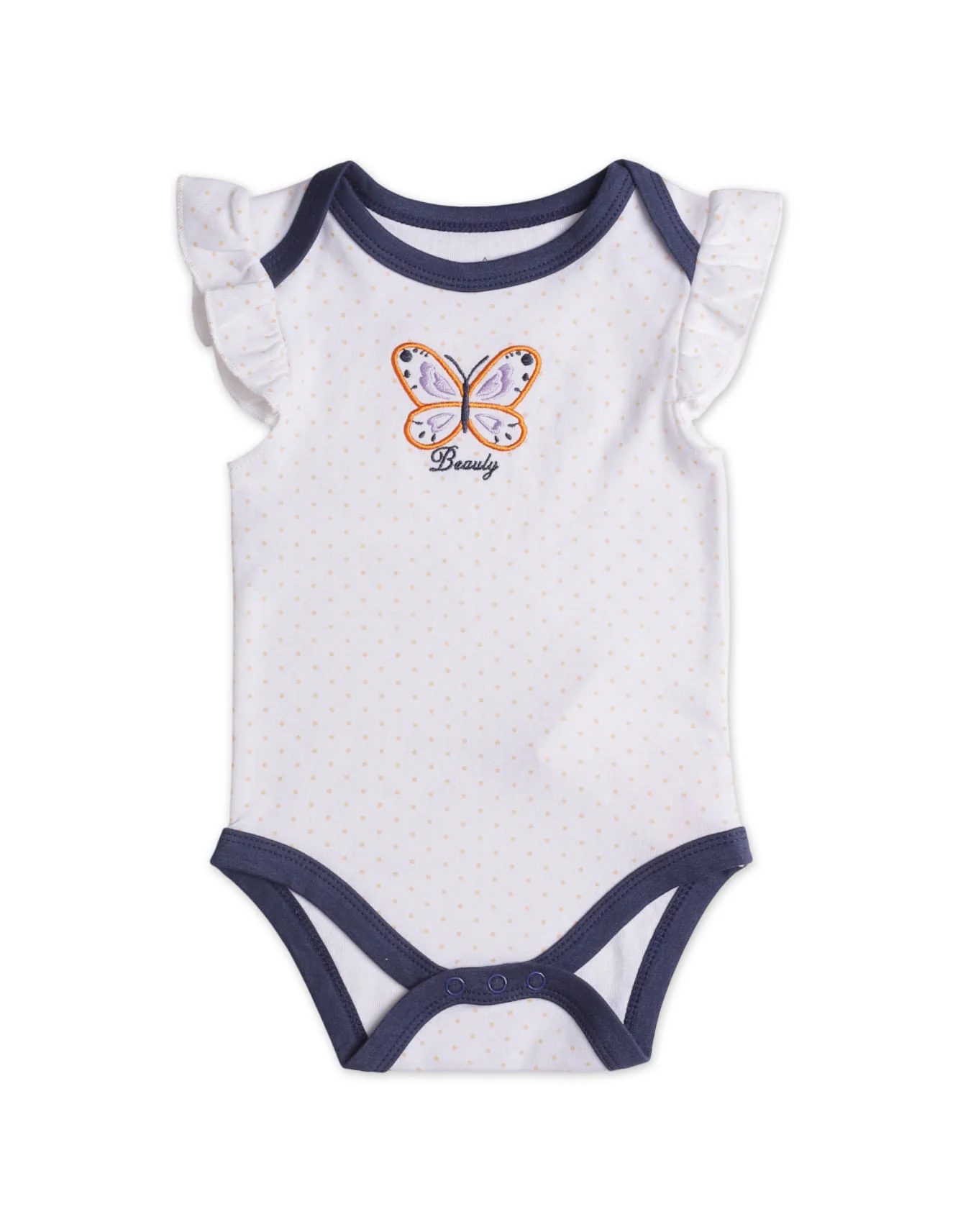 Baby Girls Bodysuits 3 Piece Bambies® Blue and White at Zubaidas Official™ Pakistan - Image 3