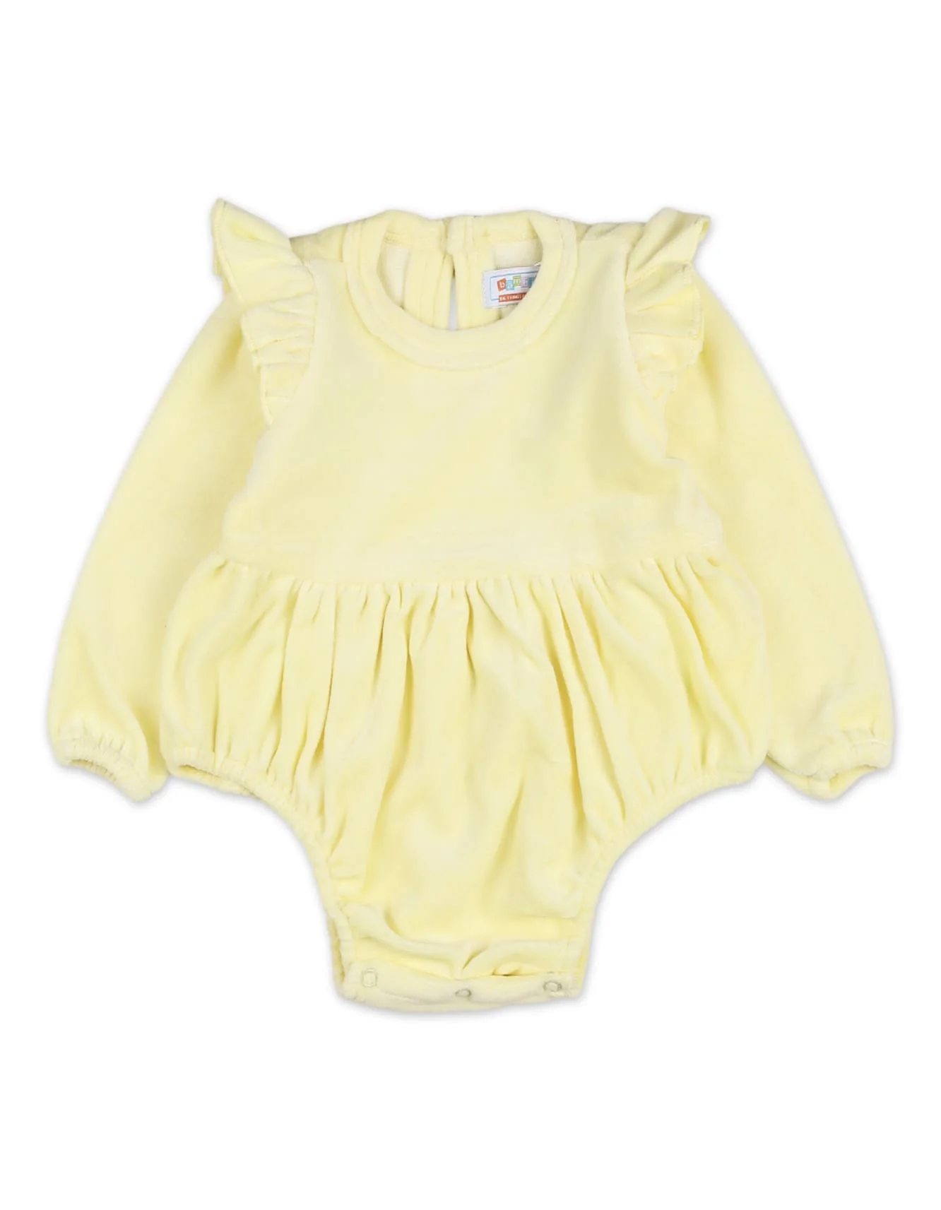 Baby Girls Bodysuits Bambies Frill Yellow at Zubaidas