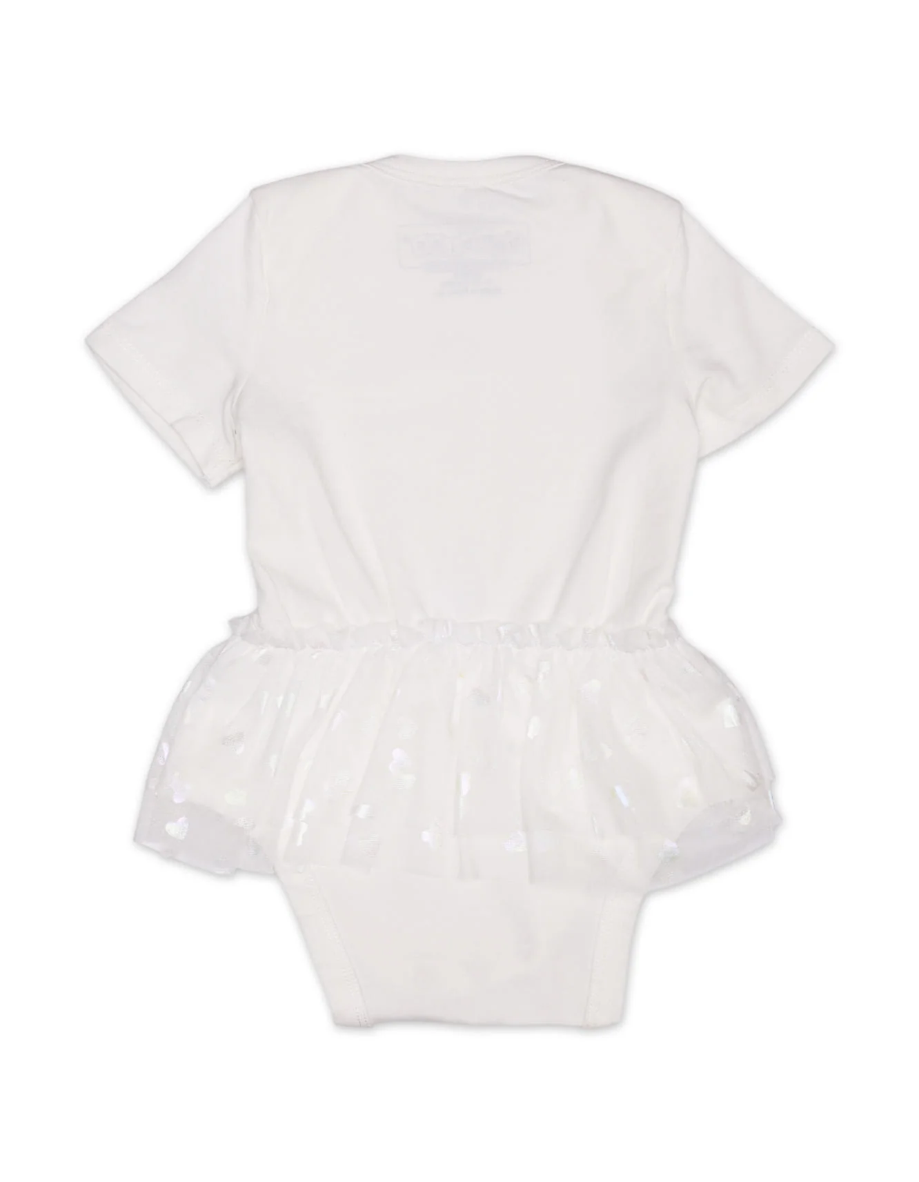 Baby Girls BodySuits Bambies® White Short Sleeve Tulle Skirt Overlay at Zubaidas Official™ Pakistan - Image 3