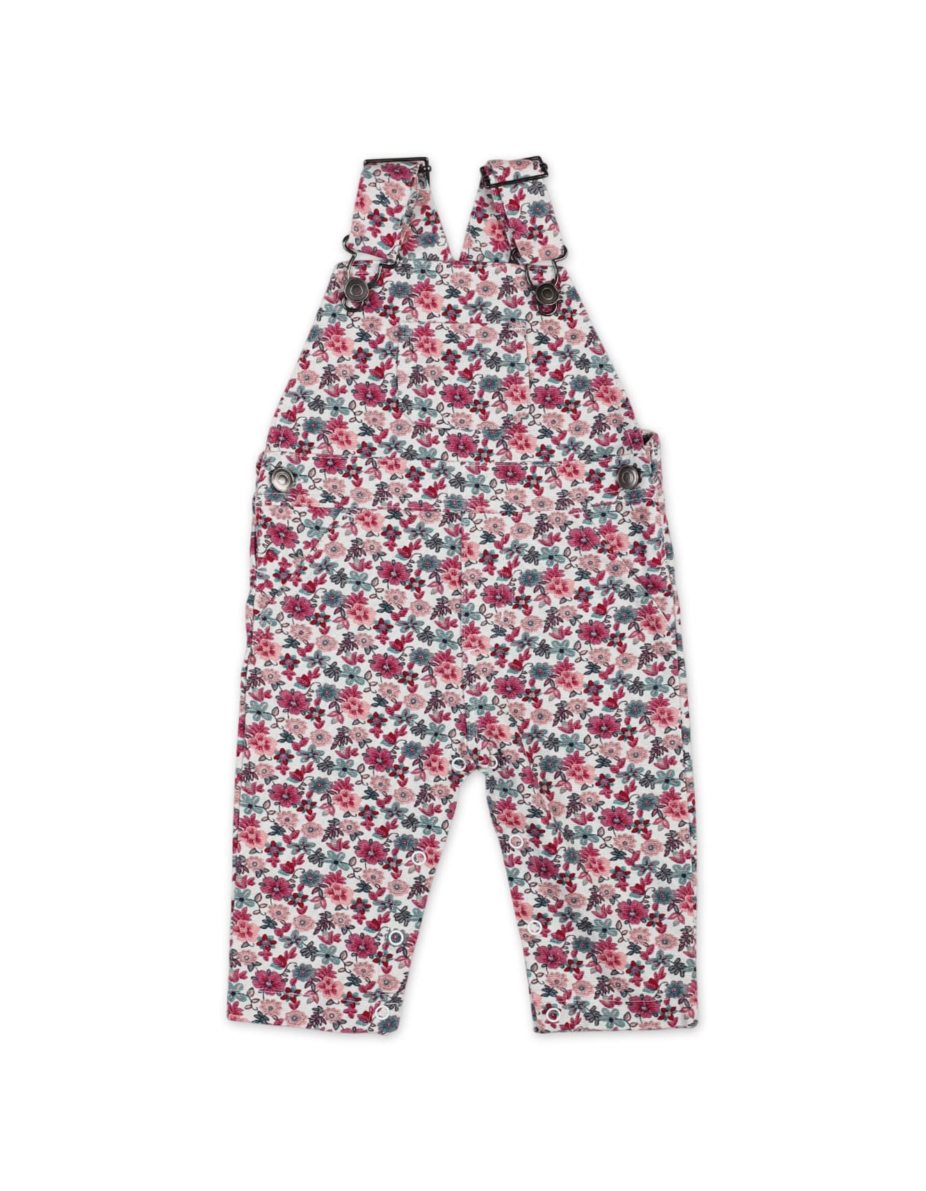 Baby Girls Dungaree Winter Suit Bambies Floral Mint at Zubaidas - Image 4