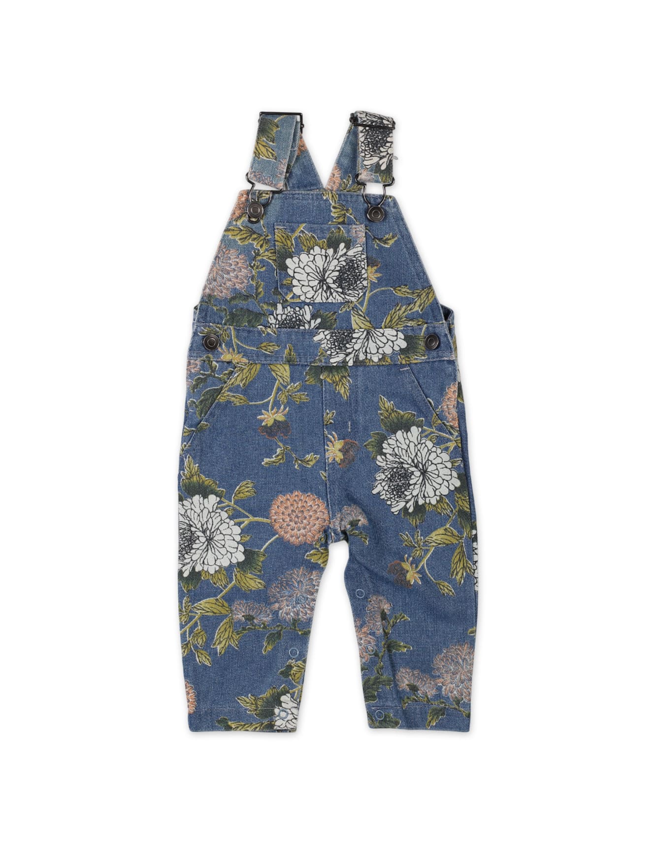 Baby Girls Dungaree Winter Suit Bambies Floral Peach at Zubaidas - Image 3