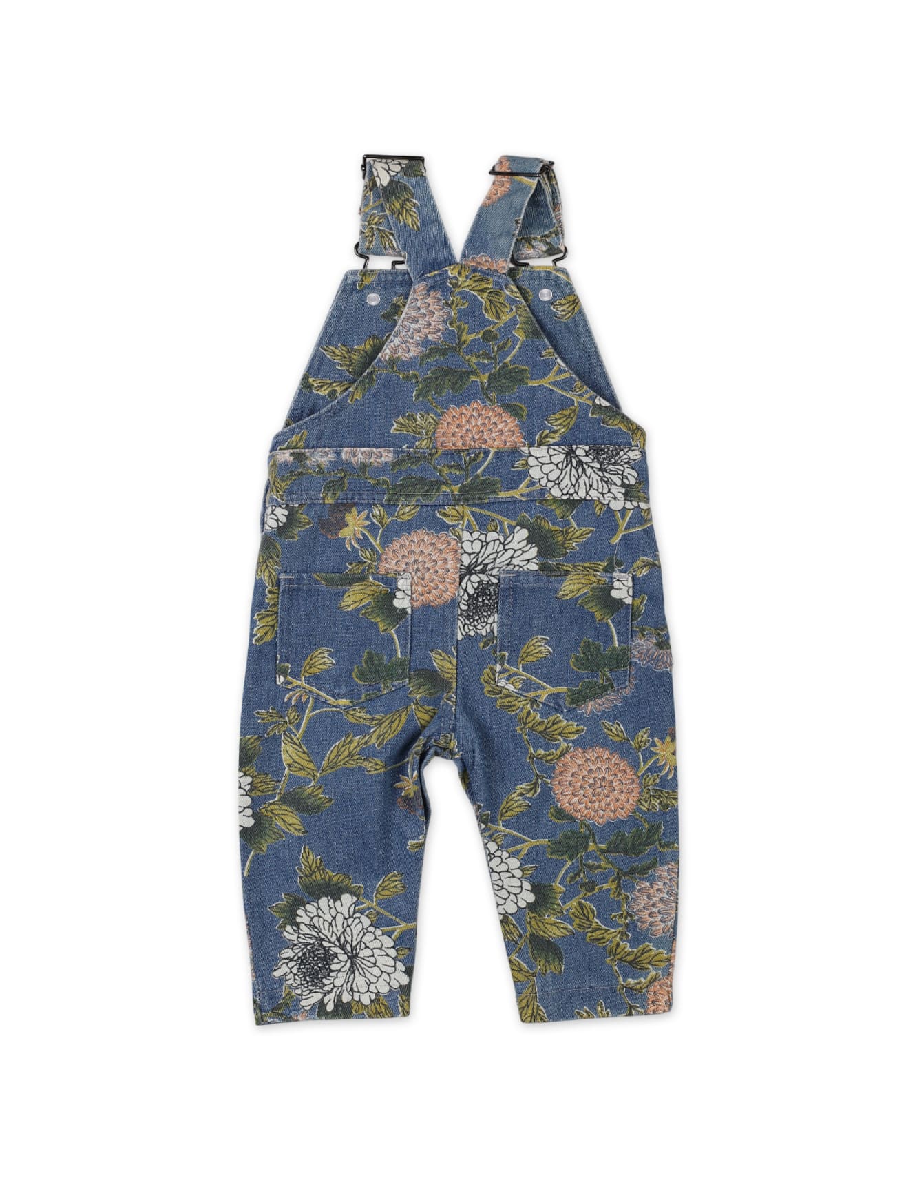 Baby Girls Dungaree Winter Suit Bambies Floral Peach at Zubaidas - Image 5