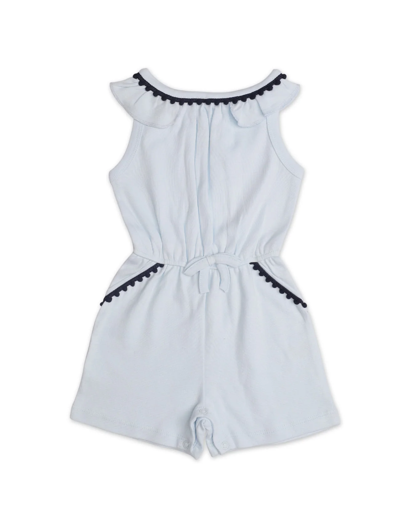 Baby Girls Jumpsuits Bambies® Sky Blue Sleeveless at Zubaidas Official™ Pakistan