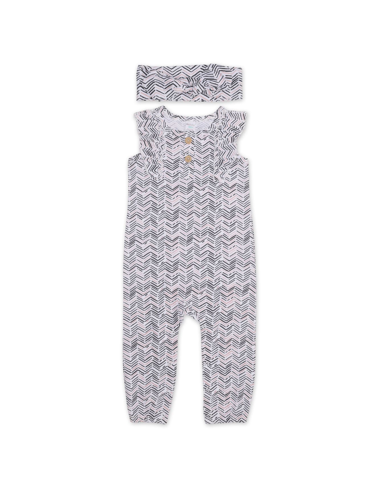 Baby Girls Jumpsuits Sleeveless Printed at Zubaidas Official™ Pakistan