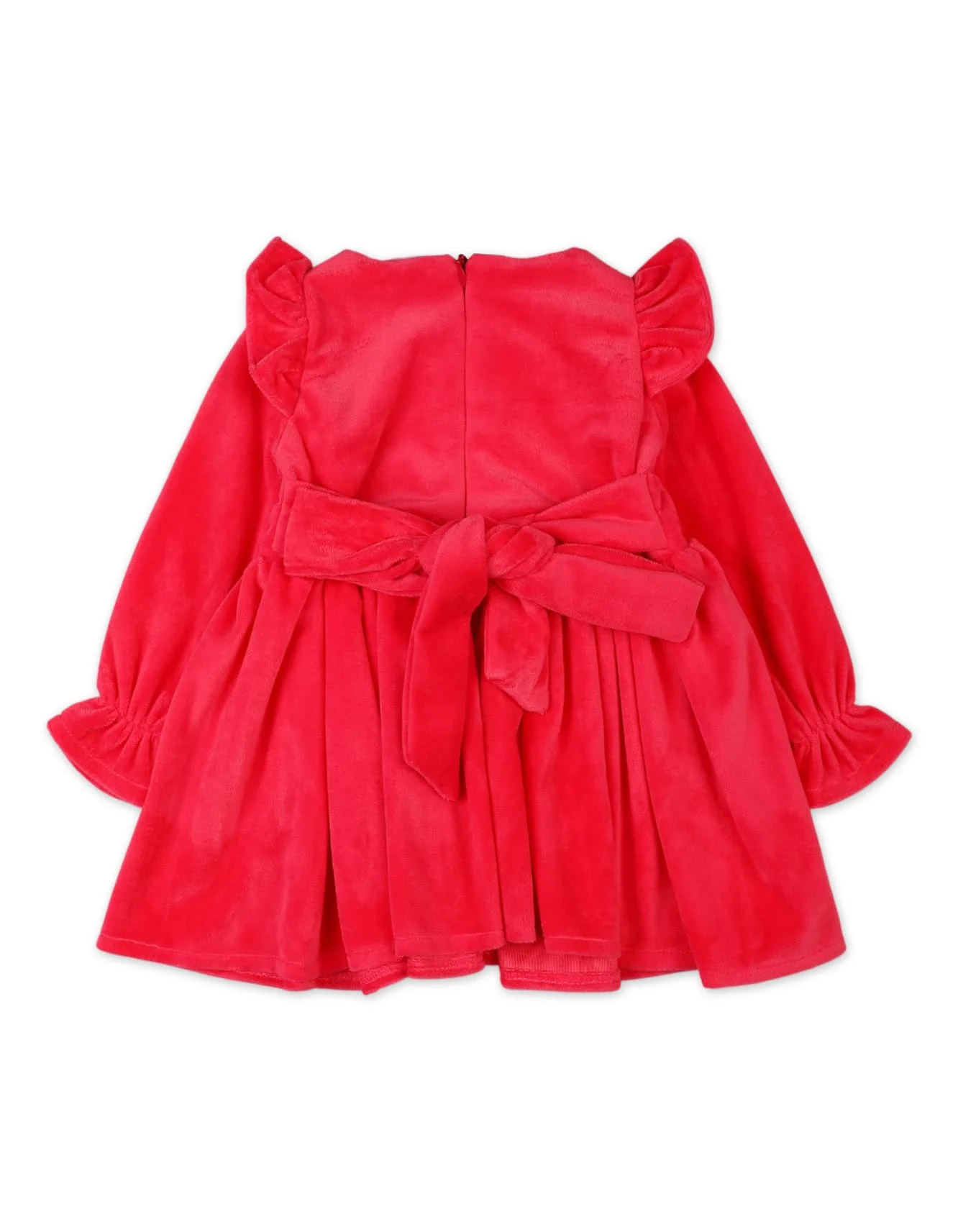 Baby Girls Party Dress Bambies Bow Red at Zubaidas - Image 3