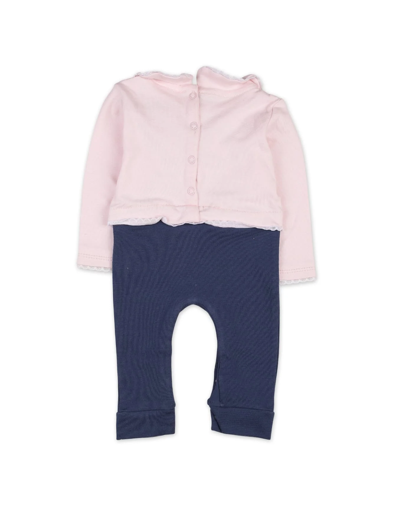 Baby Girls Rompers Bambies Bow Pink and Blue at Zubaidas - Image 3