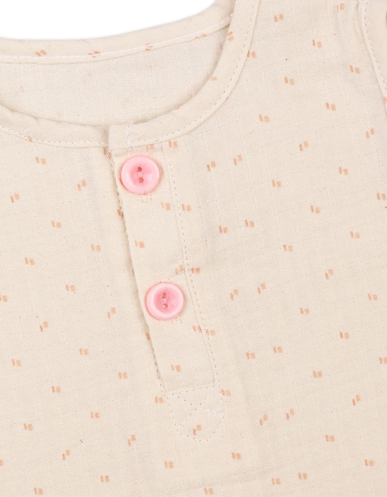 Baby Girls Summer Suit Cream Premium Turkish Collection at Zubaidas - Image 3