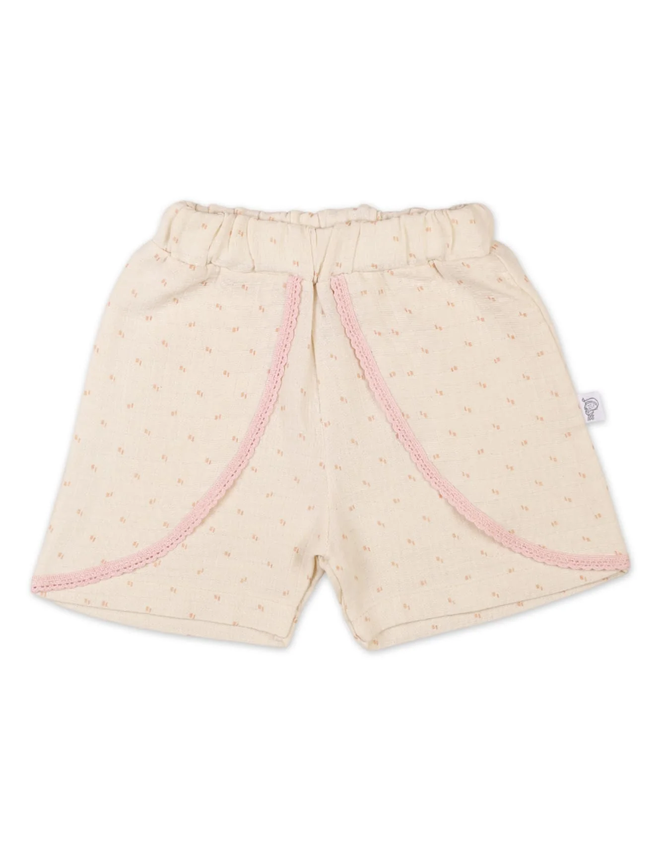 Baby Girls Summer Suit Cream Premium Turkish Collection at Zubaidas - Image 4