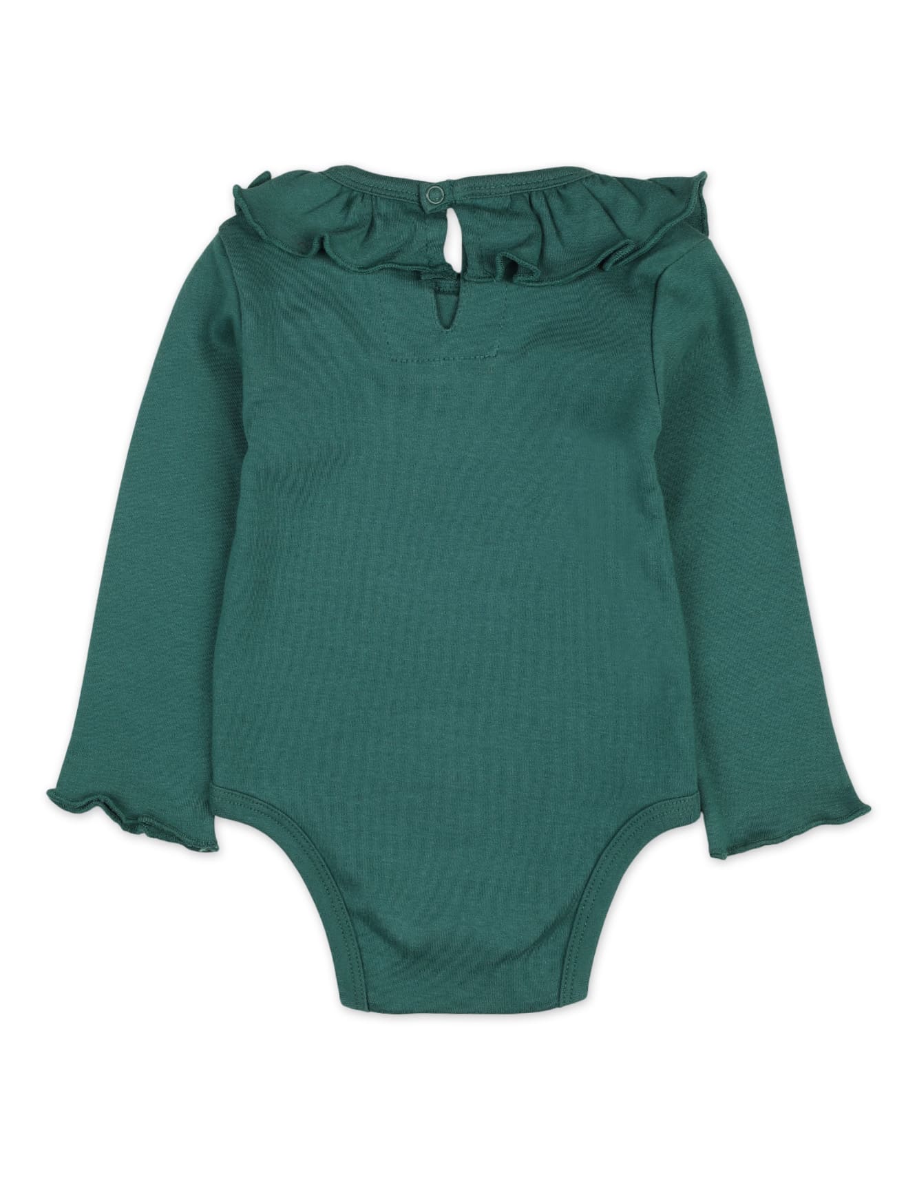 Baby Girls Winter Bodysuits Bambies with Frill Collar Sea Green at Zubaidas - Image 3