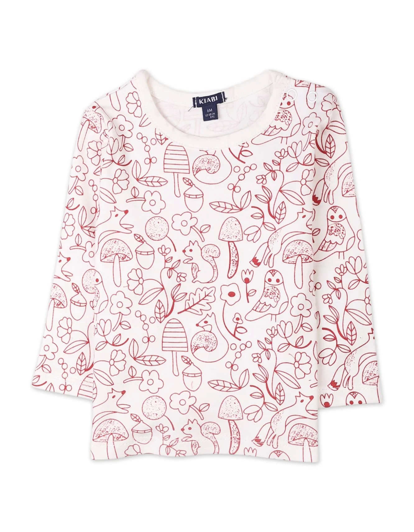 Children Winter Essentials Bambies Woodland Red and Cream at Zubaidas - Image 2
