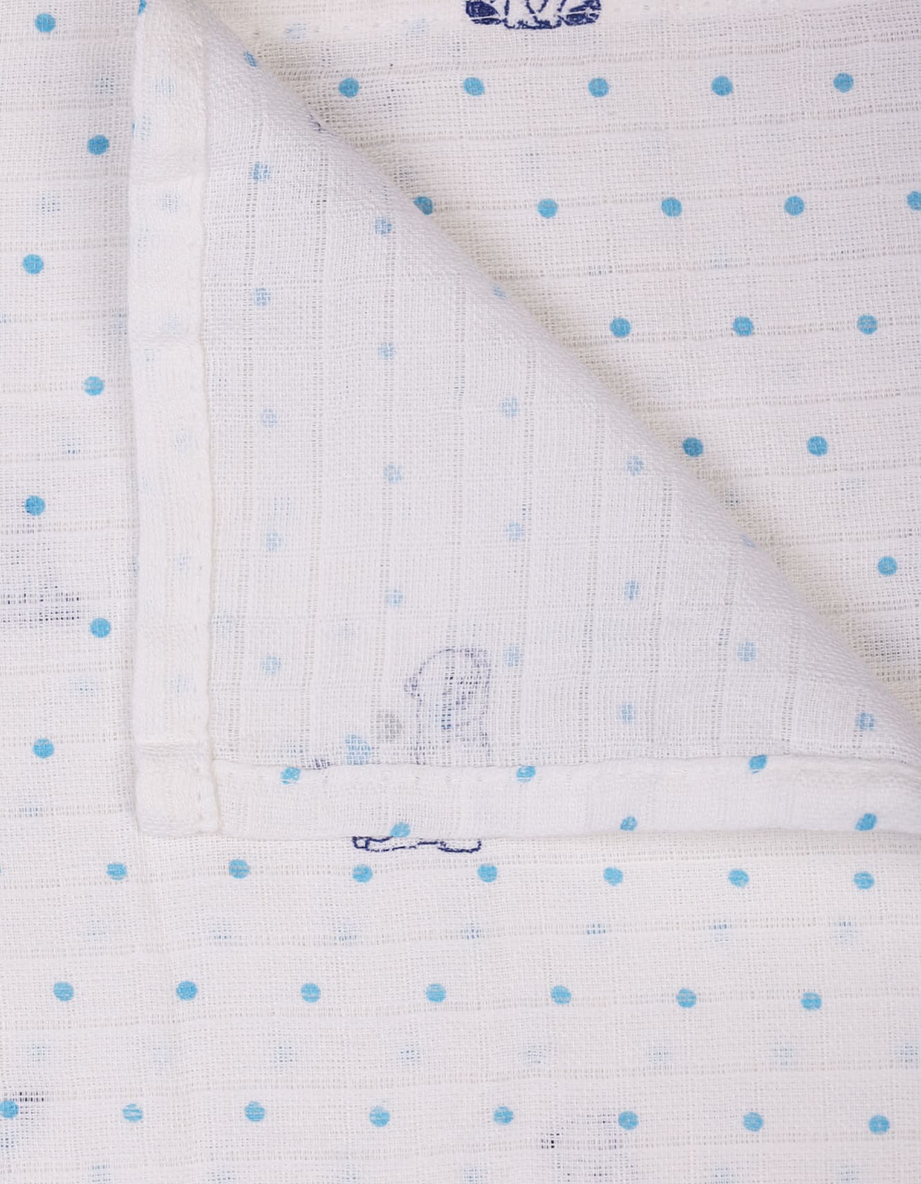 Baby Muslin Sheets Pack of 2 Bambies Bear and Dots at Zubaidas - Image 4
