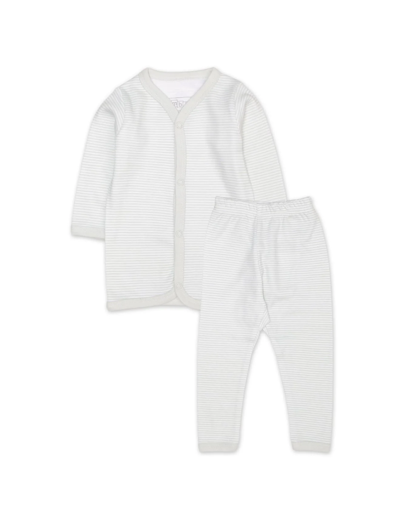 Baby Night Suit Bambies® Striped Grey Fox Theme at Zubaidas Official™ Pakistan