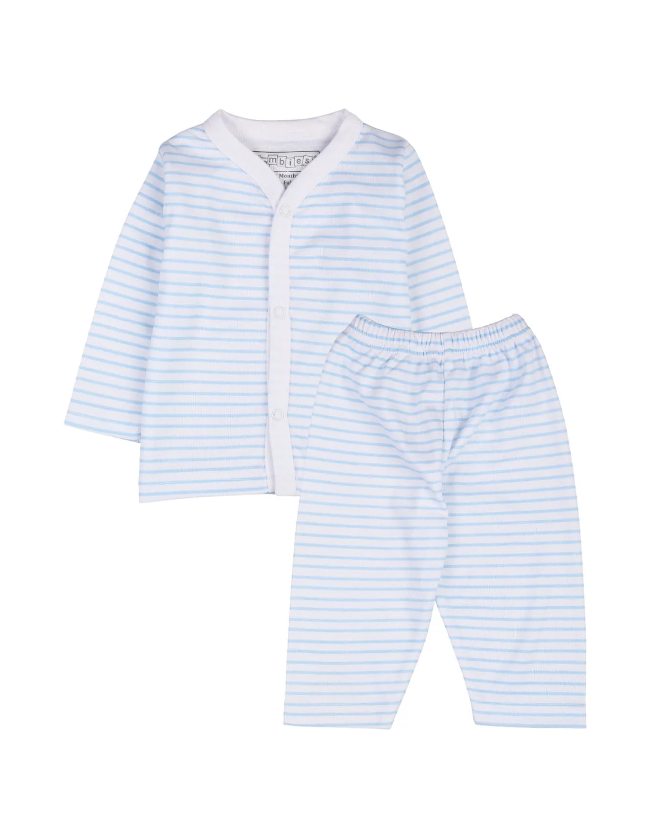 Baby Night Suits Bambies Striped Blue at Zubaidas