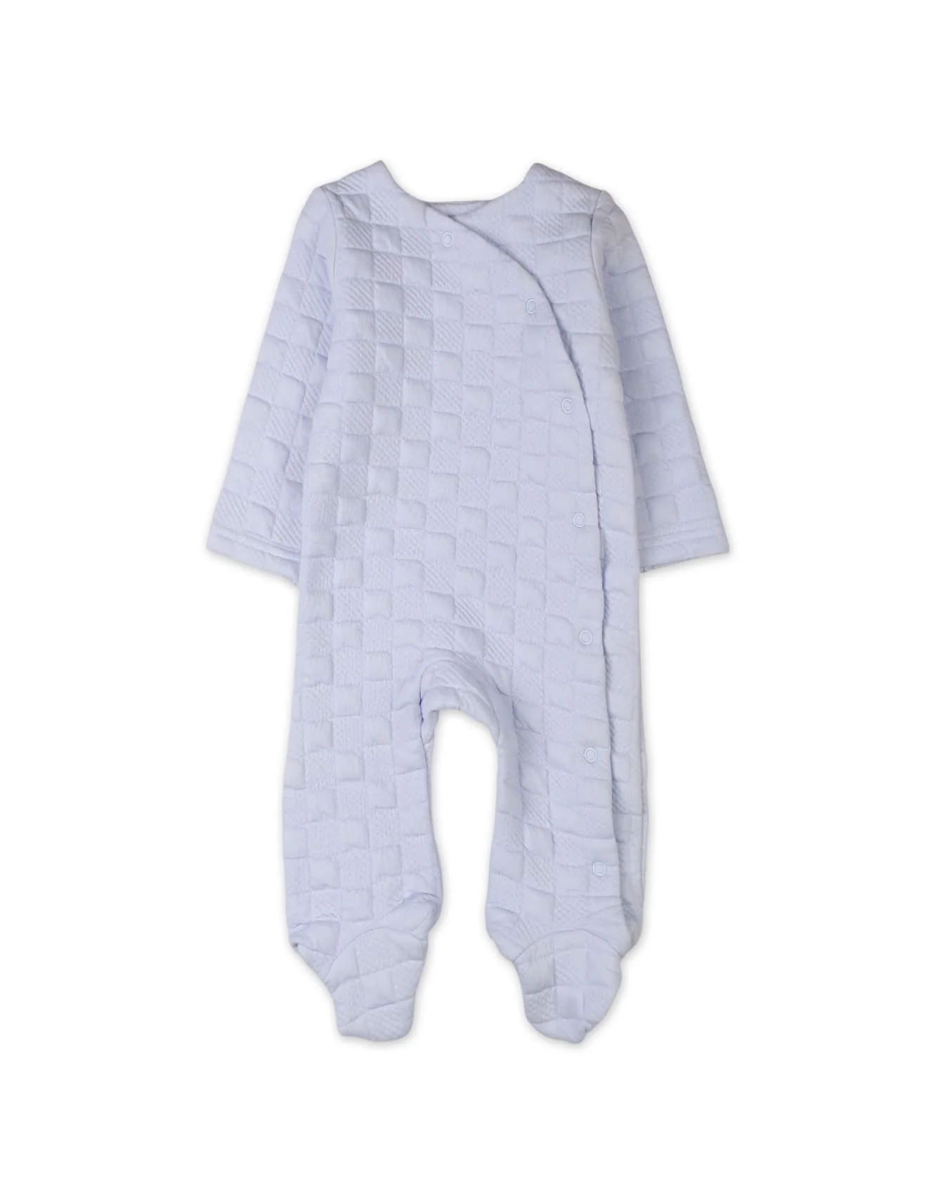 Baby Romper Bambies Quilted Light Blue at Zubaidas