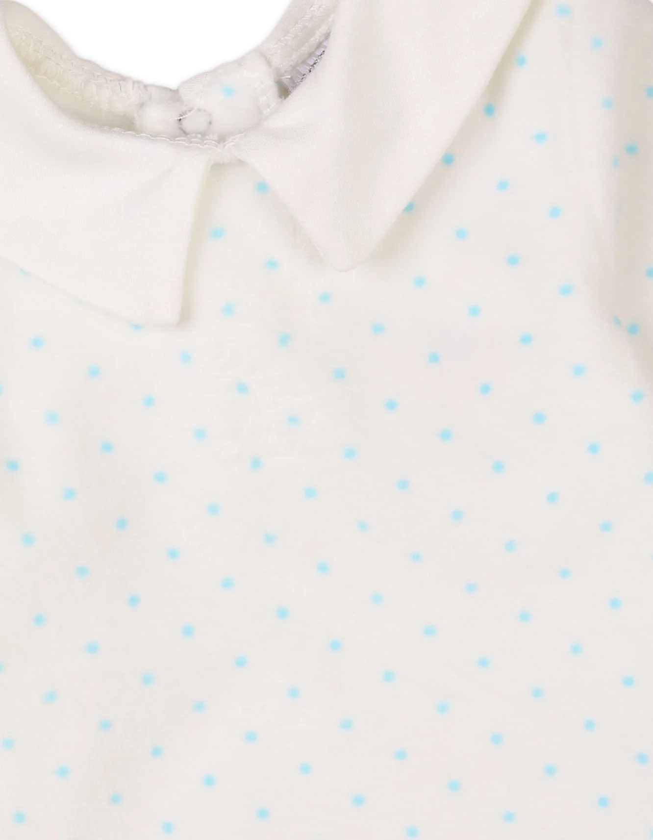 Baby Rompers Bambies Polka Dot Footed White at Zubaidas - Image 2