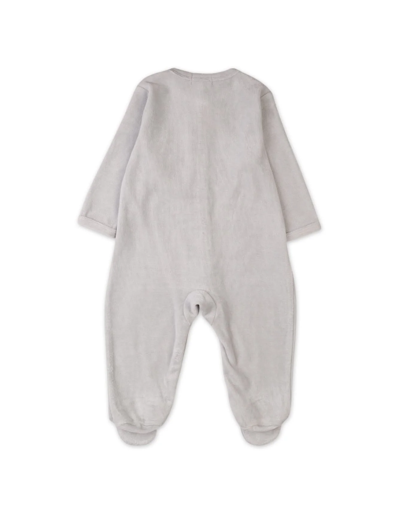 Baby Winter Onesie Bambies Car Embroidery Footie Gray at Zubaidas - Image 3