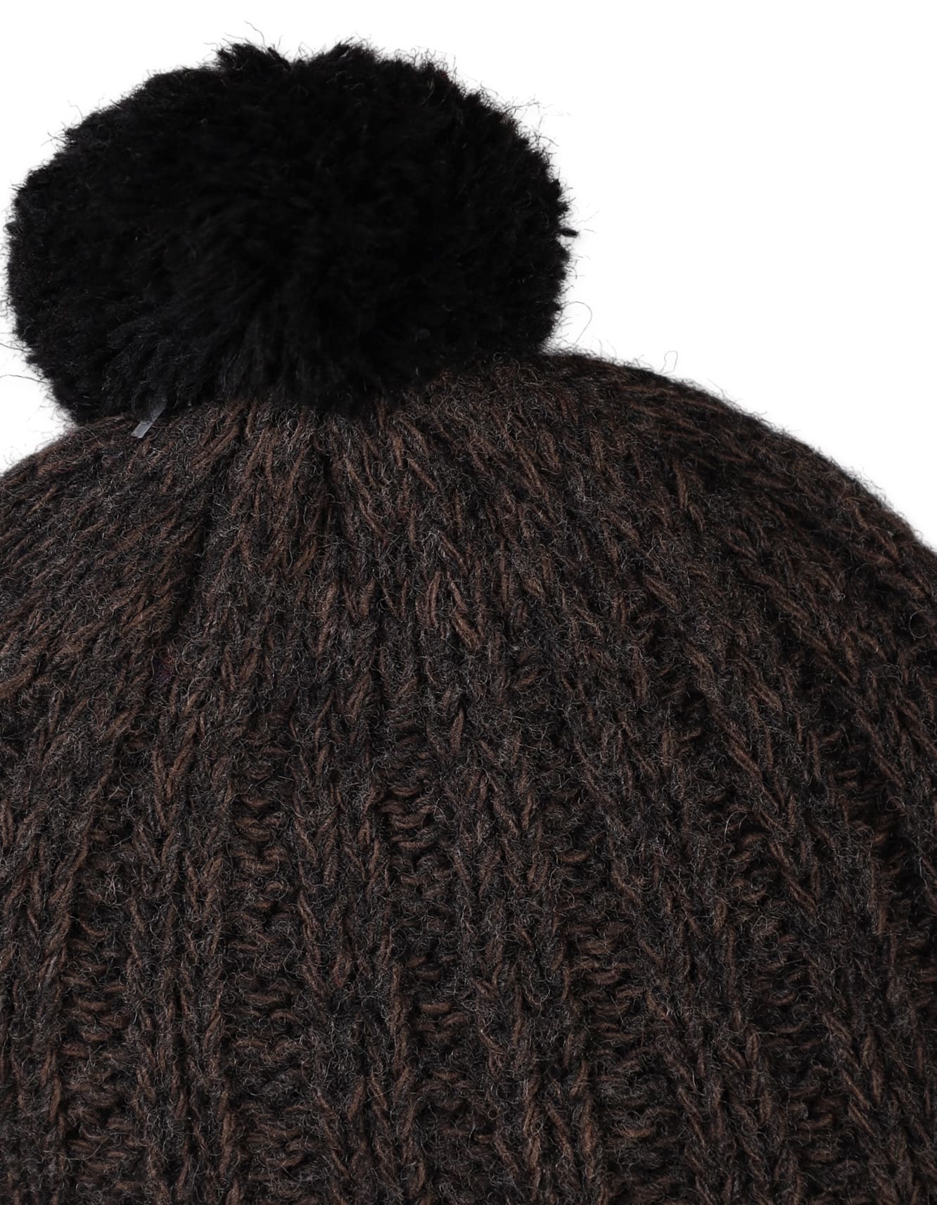 Baby Woolen Pom-Pom Cap Bambies Charcoal at Zubaidas - Image 2