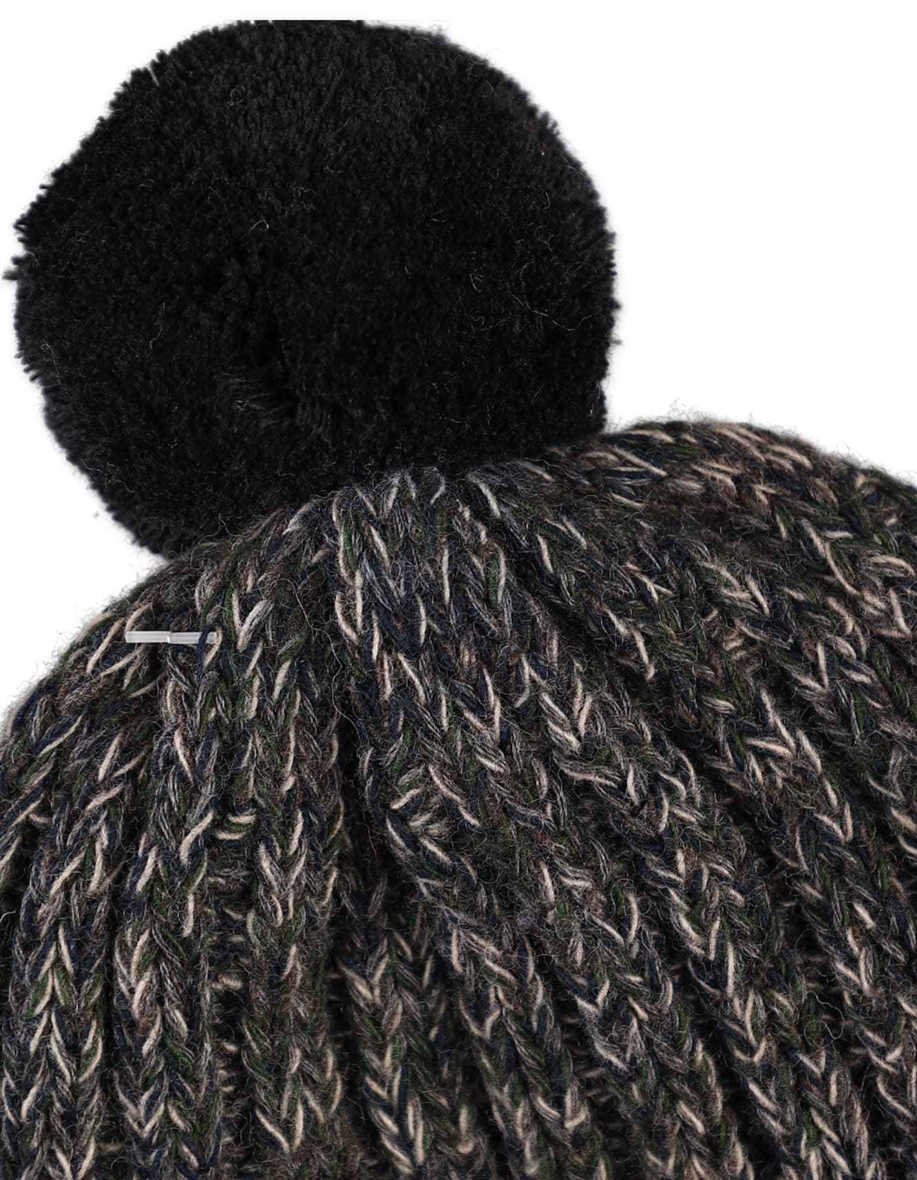 Baby Woolen Pom-Pom Cap Bambies Grey at Zubaidas - Image 2