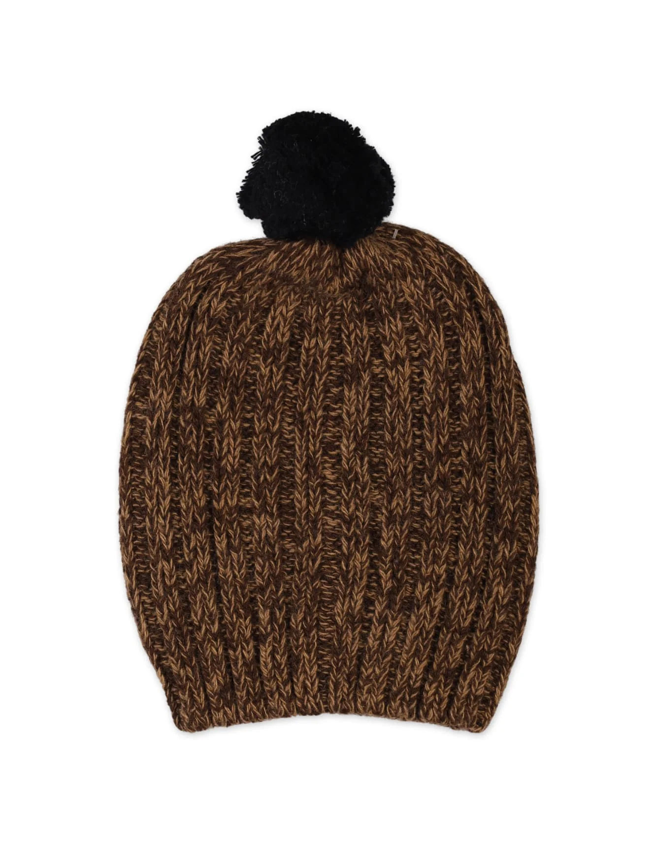 Baby Woolen Pom-Pom Cap Bambies Light Brown at Zubaidas