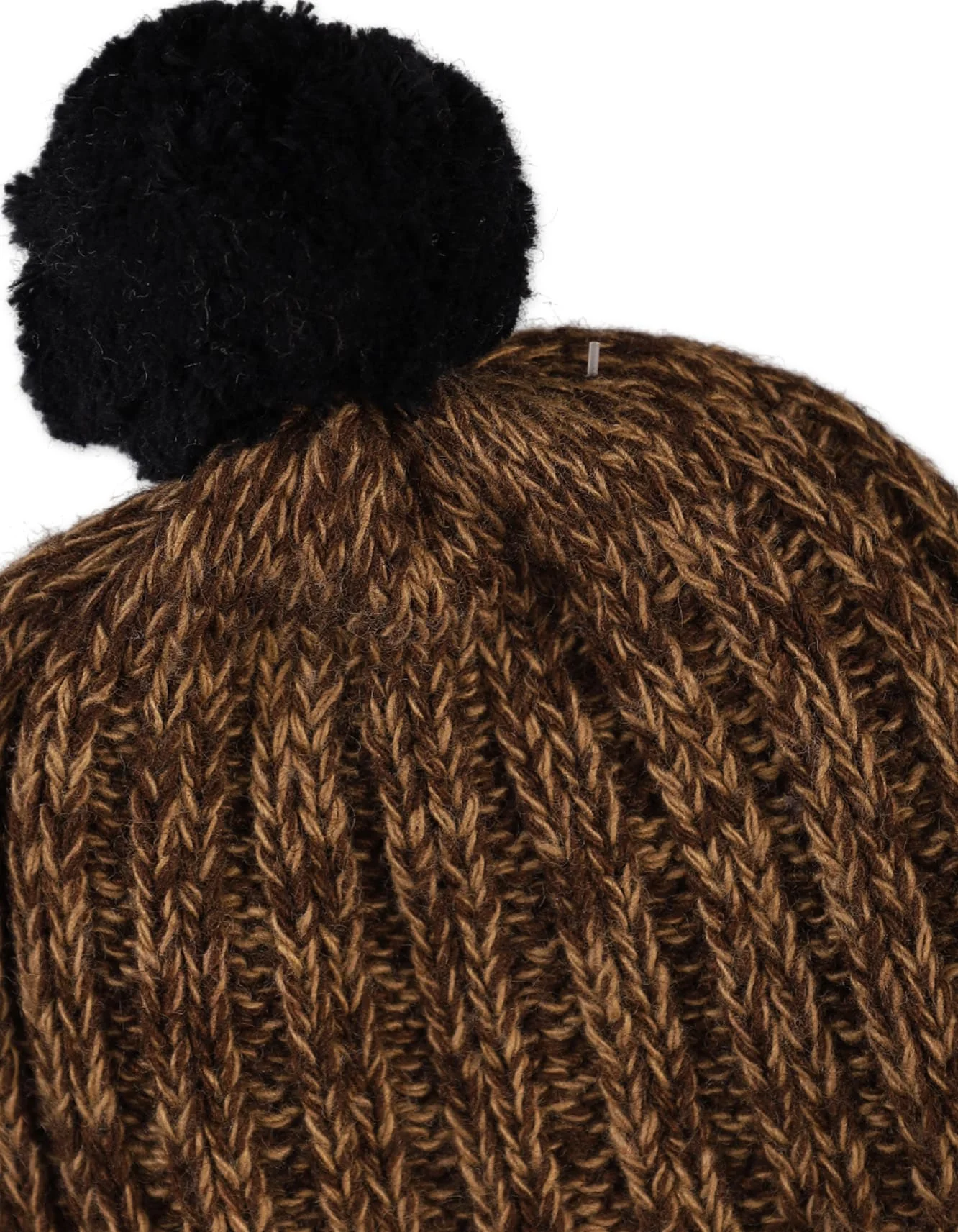 Baby Woolen Pom-Pom Cap Bambies Light Brown at Zubaidas - Image 2