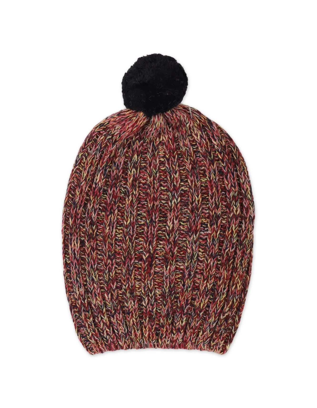 Baby Woolen Pom-Pom Cap Bambies Maroon at Zubaidas