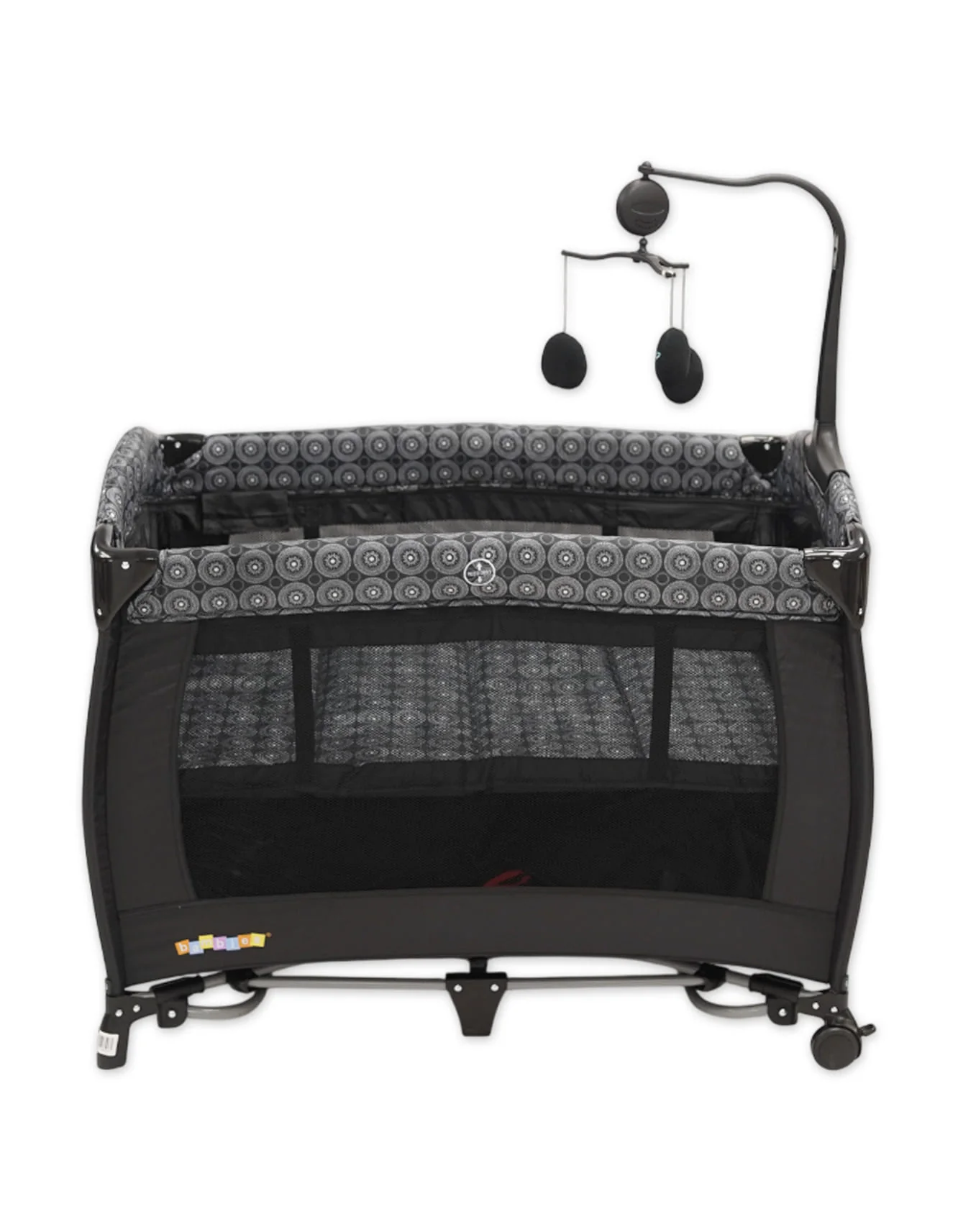 Bambies 2-in-1 Travel Cots and Playards with Rocking Feature Circle Edition at Zubaidas