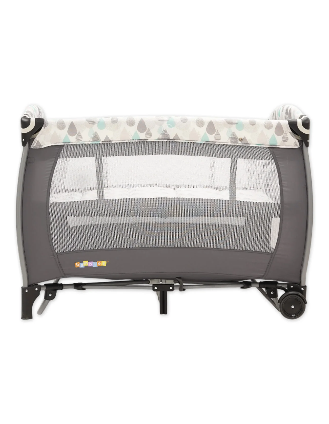 Bambies 4-in-1 Deluxe Travel Cots and Playards with Bassinet, Changing Station and Rocking Arctic Theme at Zubaidas - Image 9