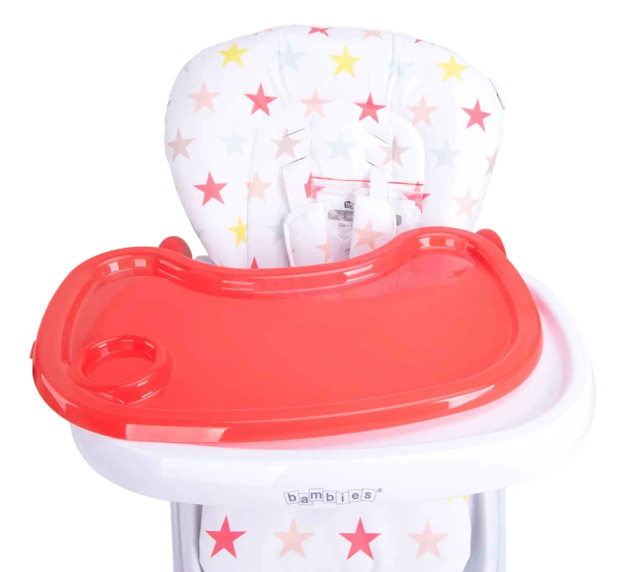 Bambies Baby High Chair Premium Comfort Easy Fold Multi-Functional Adjustable at Zubaidas - Image 7