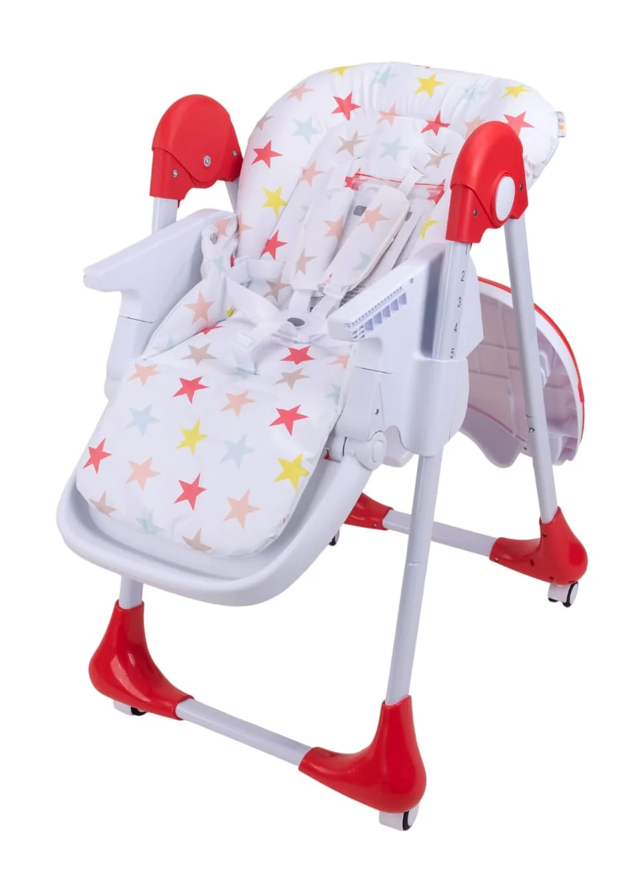 Bambies Baby High Chair Premium Comfort Easy Fold Multi-Functional Adjustable at Zubaidas - Image 8