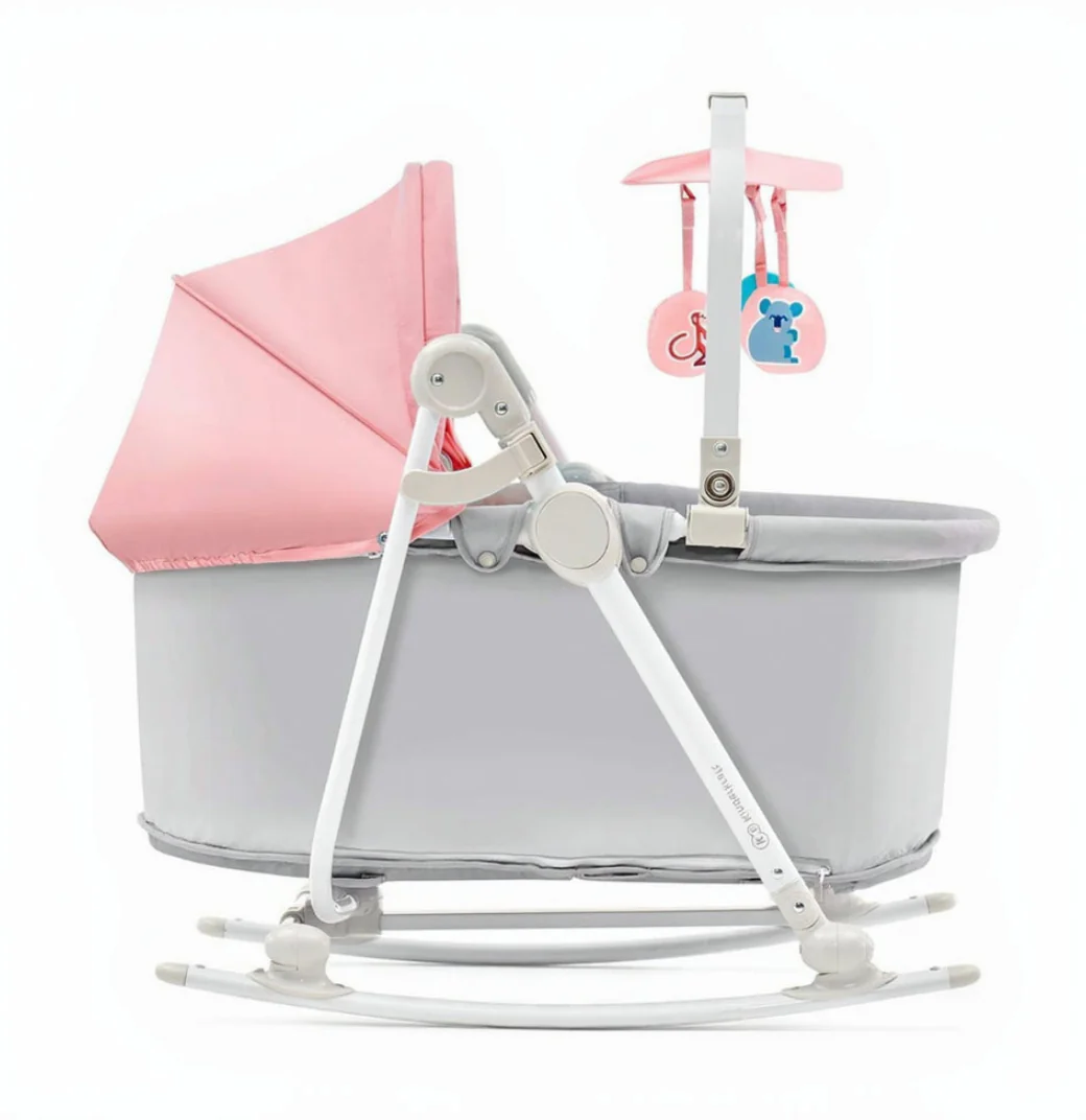 Bambies® Convertible Bassinet Cradle Rocker and Chair Pink at Zubaidas Official™ Pakistan