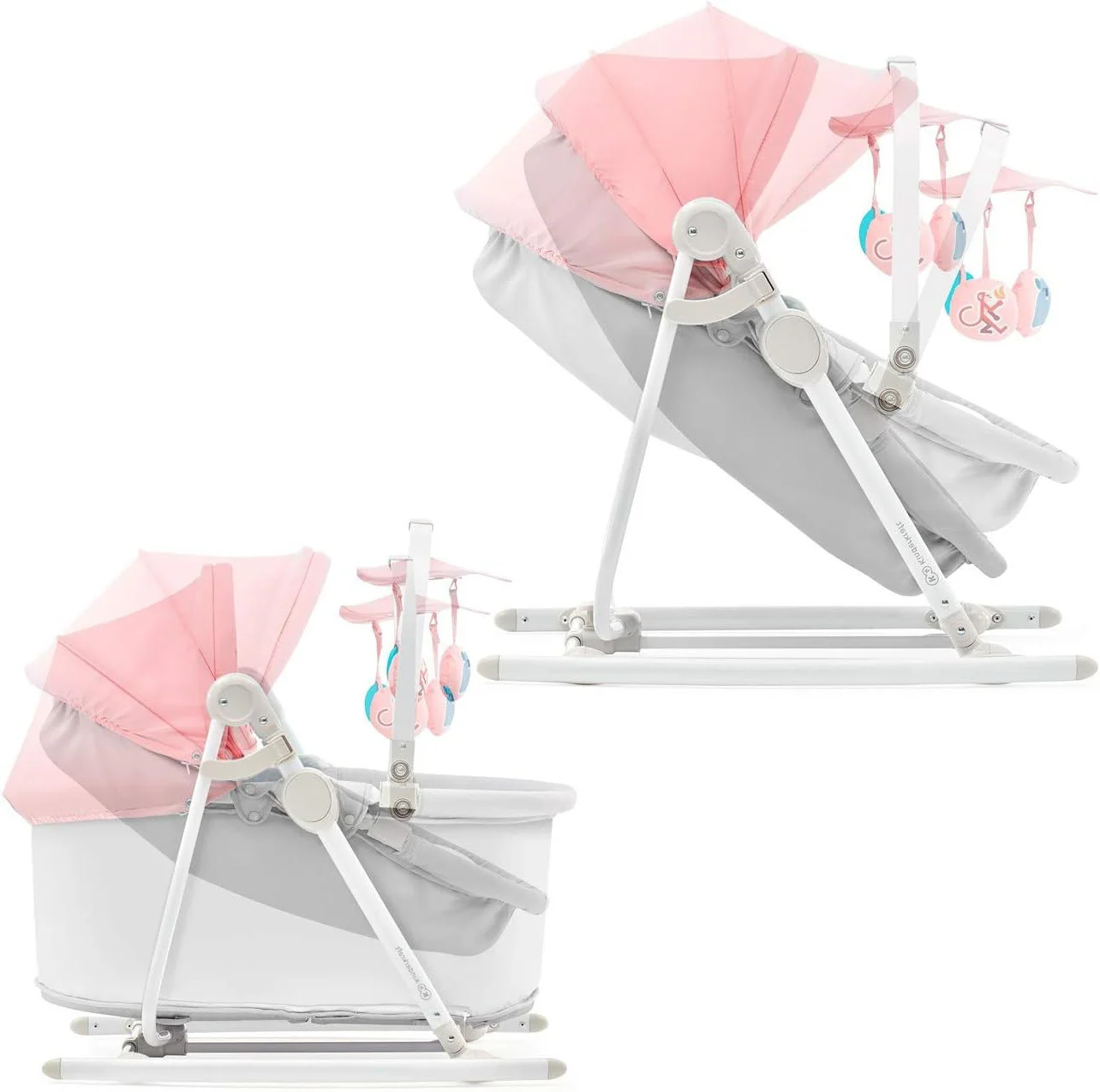 Bambies® Convertible Bassinet Cradle Rocker and Chair Pink at Zubaidas Official™ Pakistan - Image 3