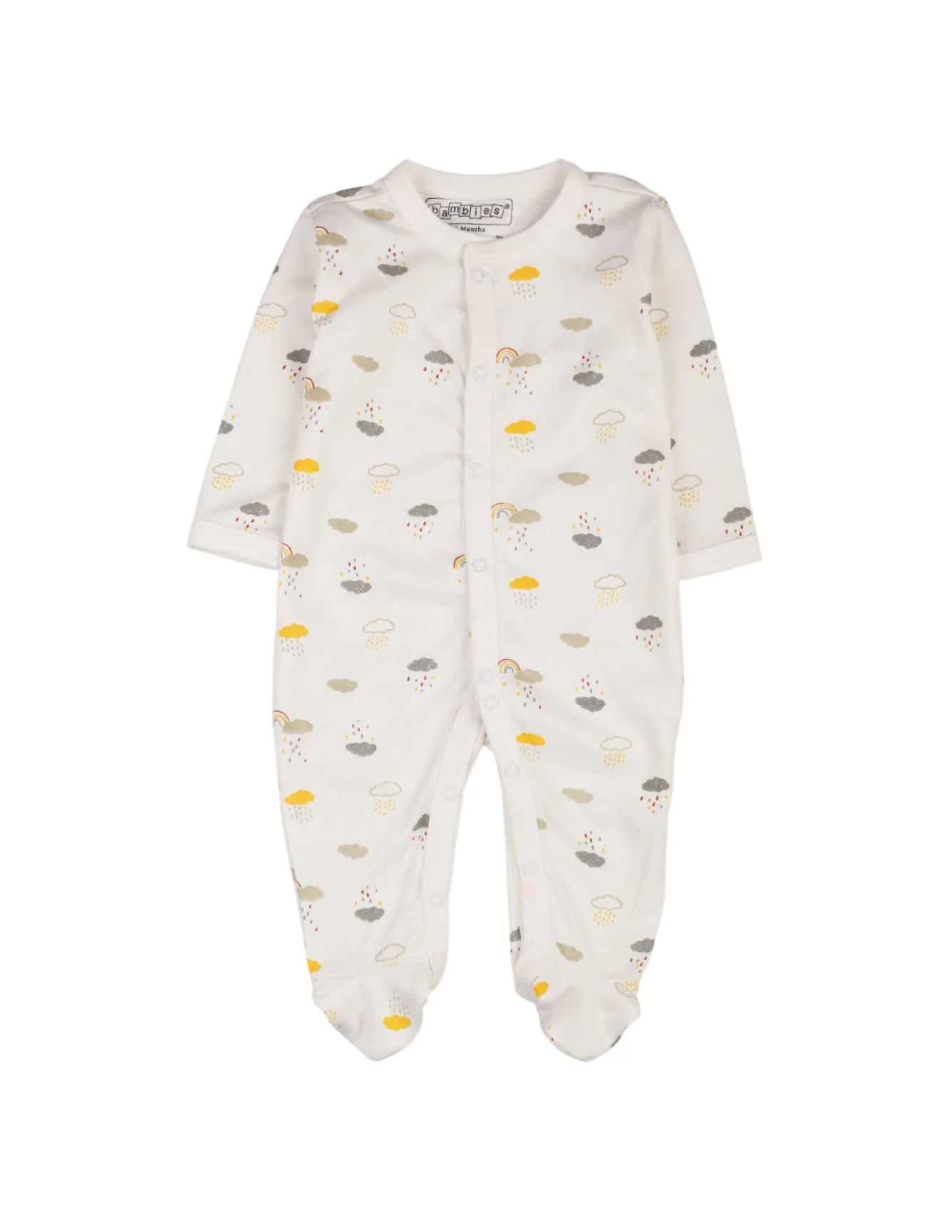 Bambies® Sleep Suits Pack of 3 Rainbow at Zubaidas Official™ Pakistan - Image 2
