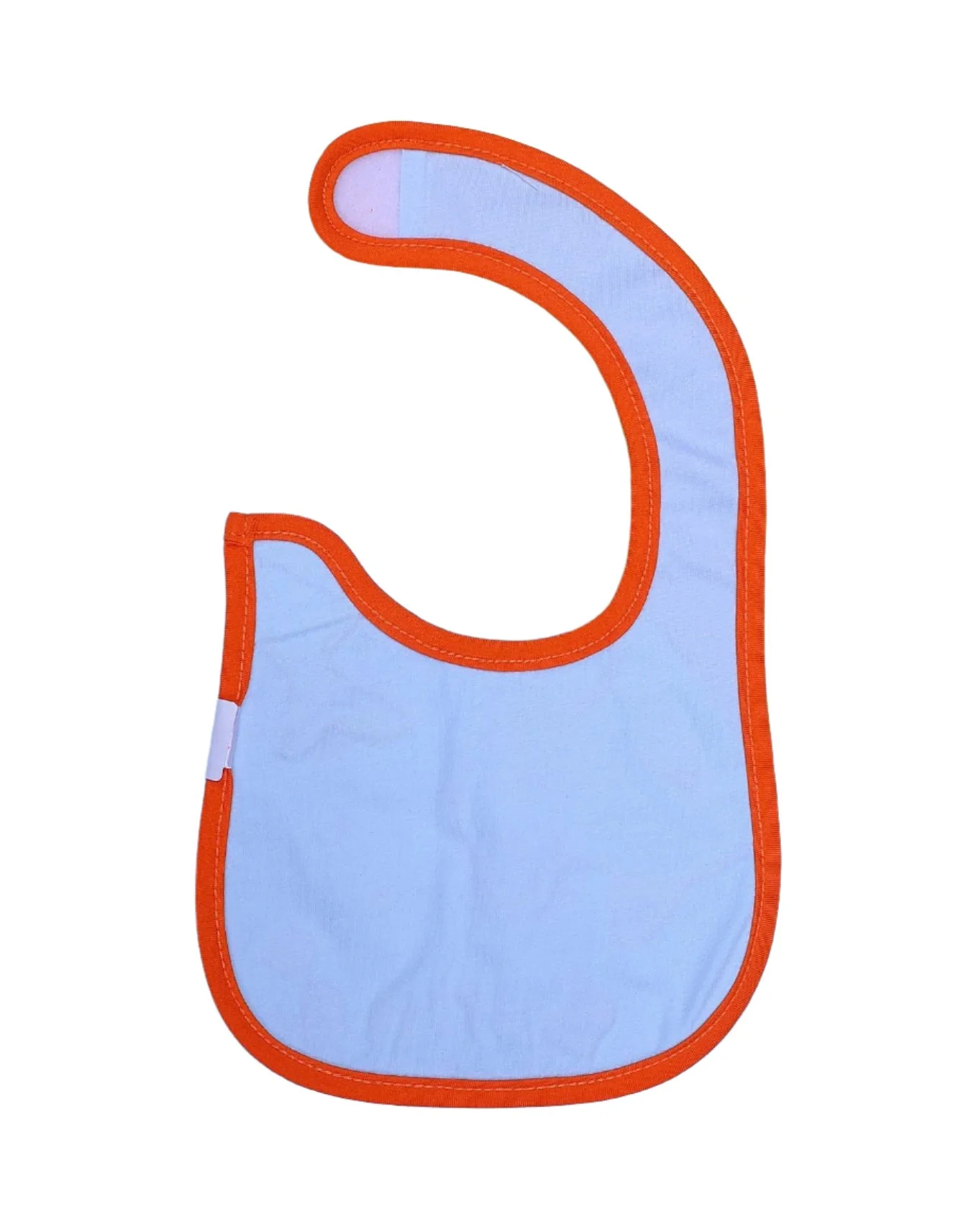 Zubaida's Bib Blue and Orange Spring Theme - Image 2