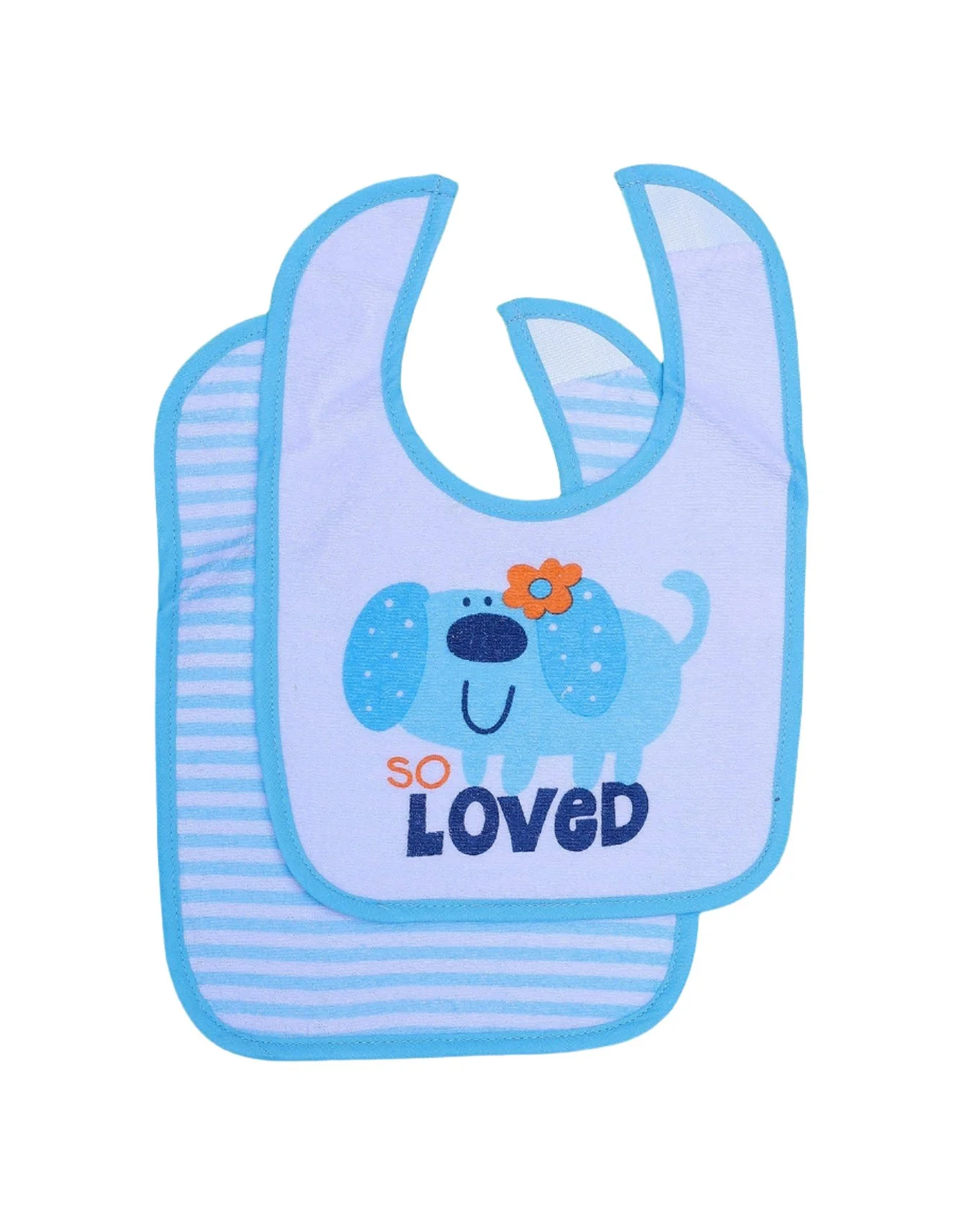 Zubaida's Bib Blue for Boys- Set of 2