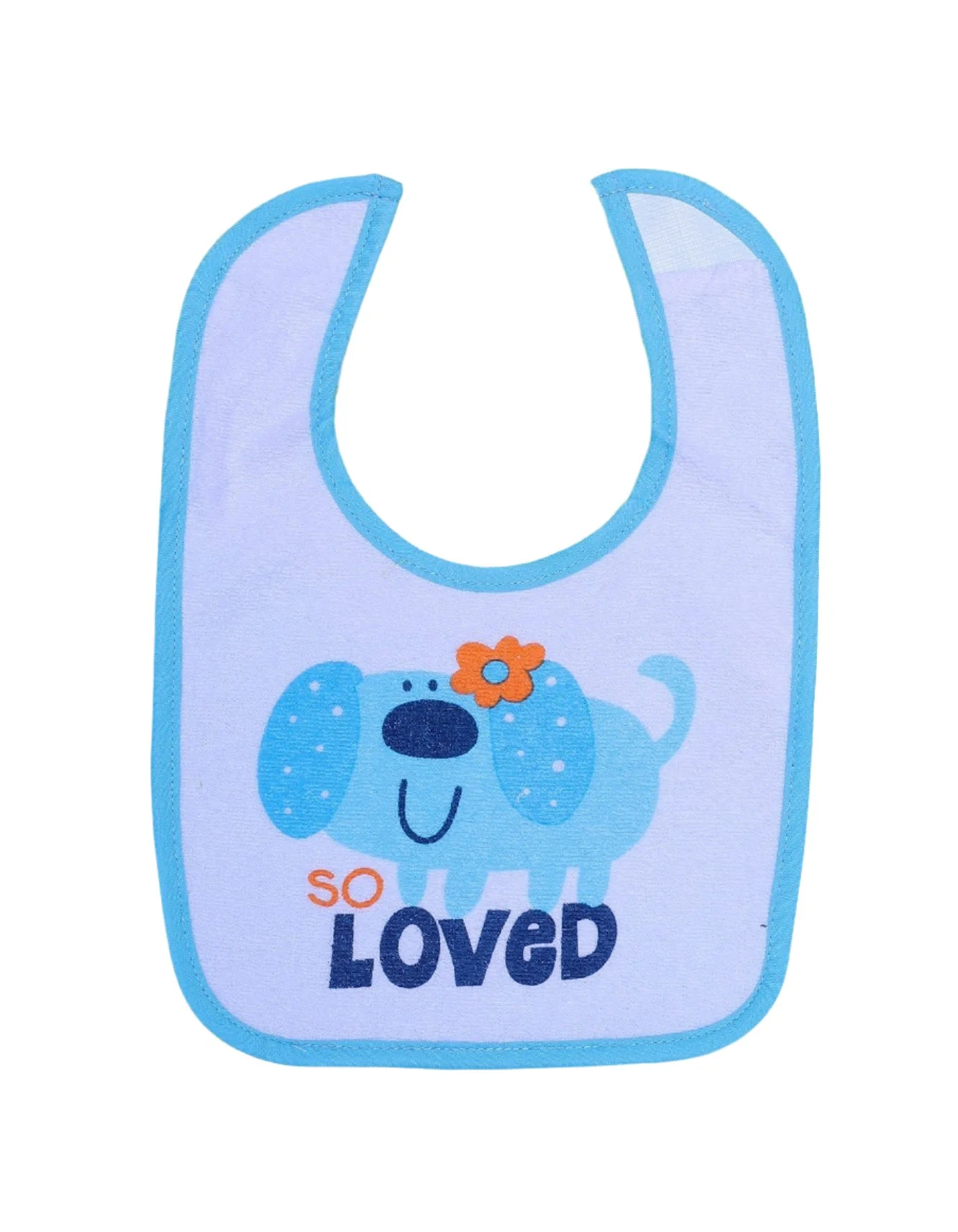 Zubaida's Bib Blue for Boys- Set of 2 - Image 2