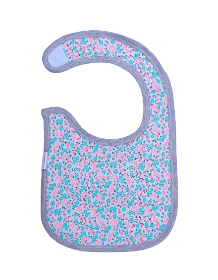 Zubaida's Bib Blue & Gray Stars Theme - Image 2