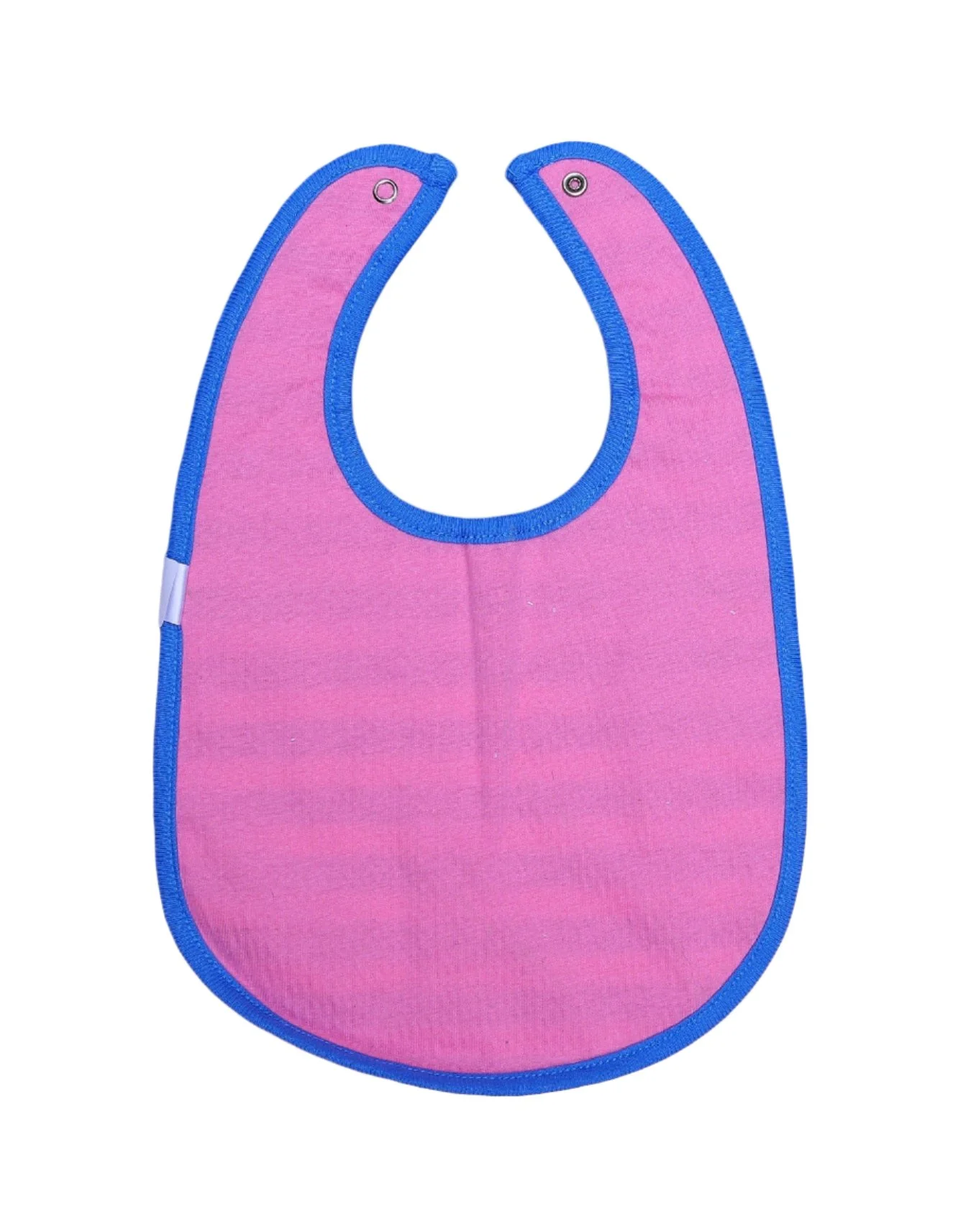 Zubaida's Bib Blue & Red with White Stripes - Image 2