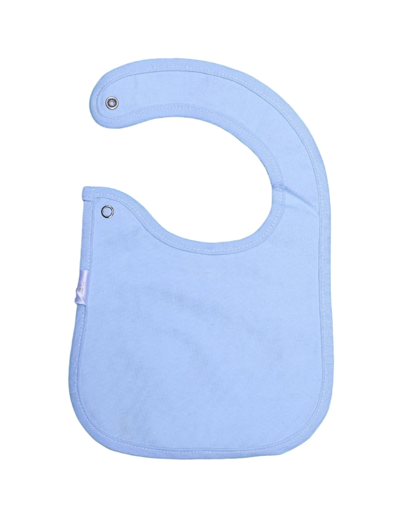 Zubaida's Bib Blue & White with Monkeys Theme - Image 2