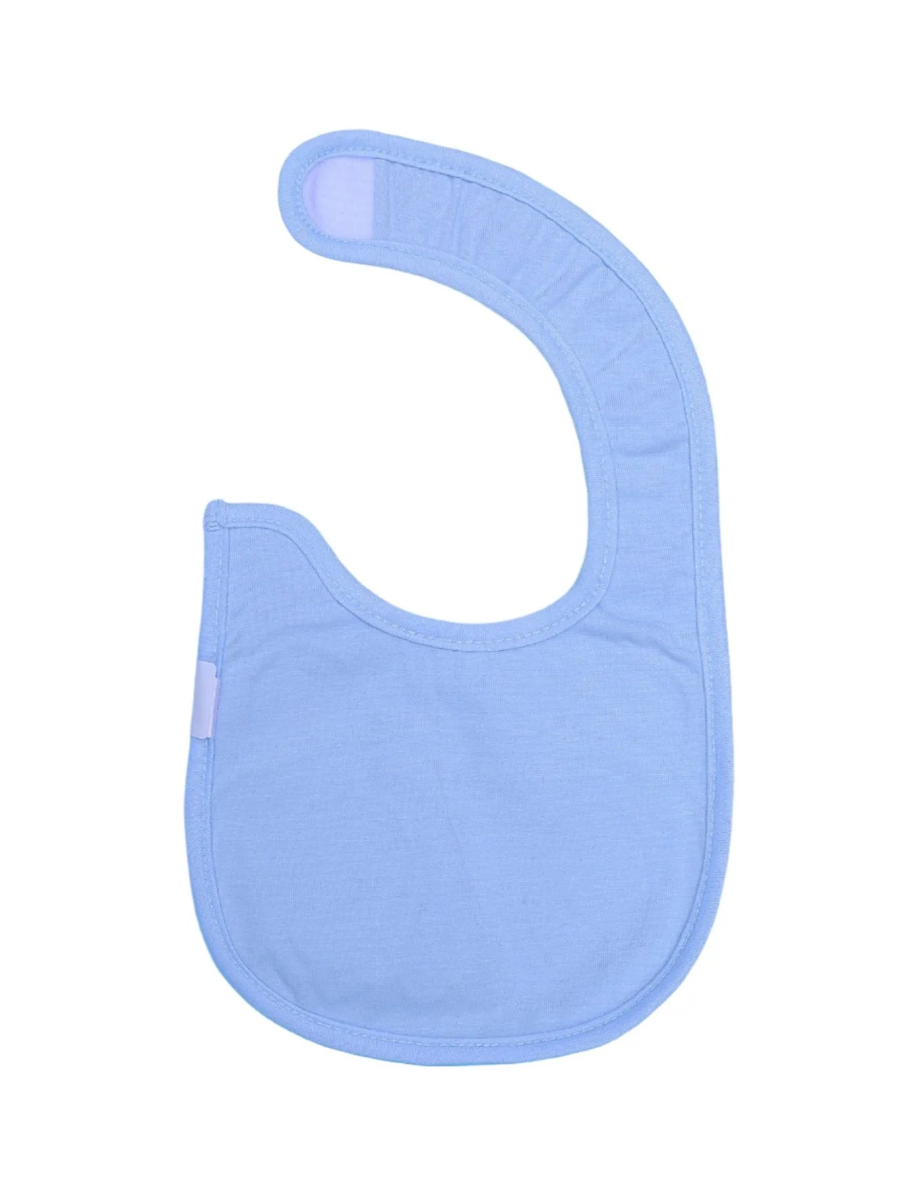 Zubaida's Bib Blue with Embroidered Panda - Image 2