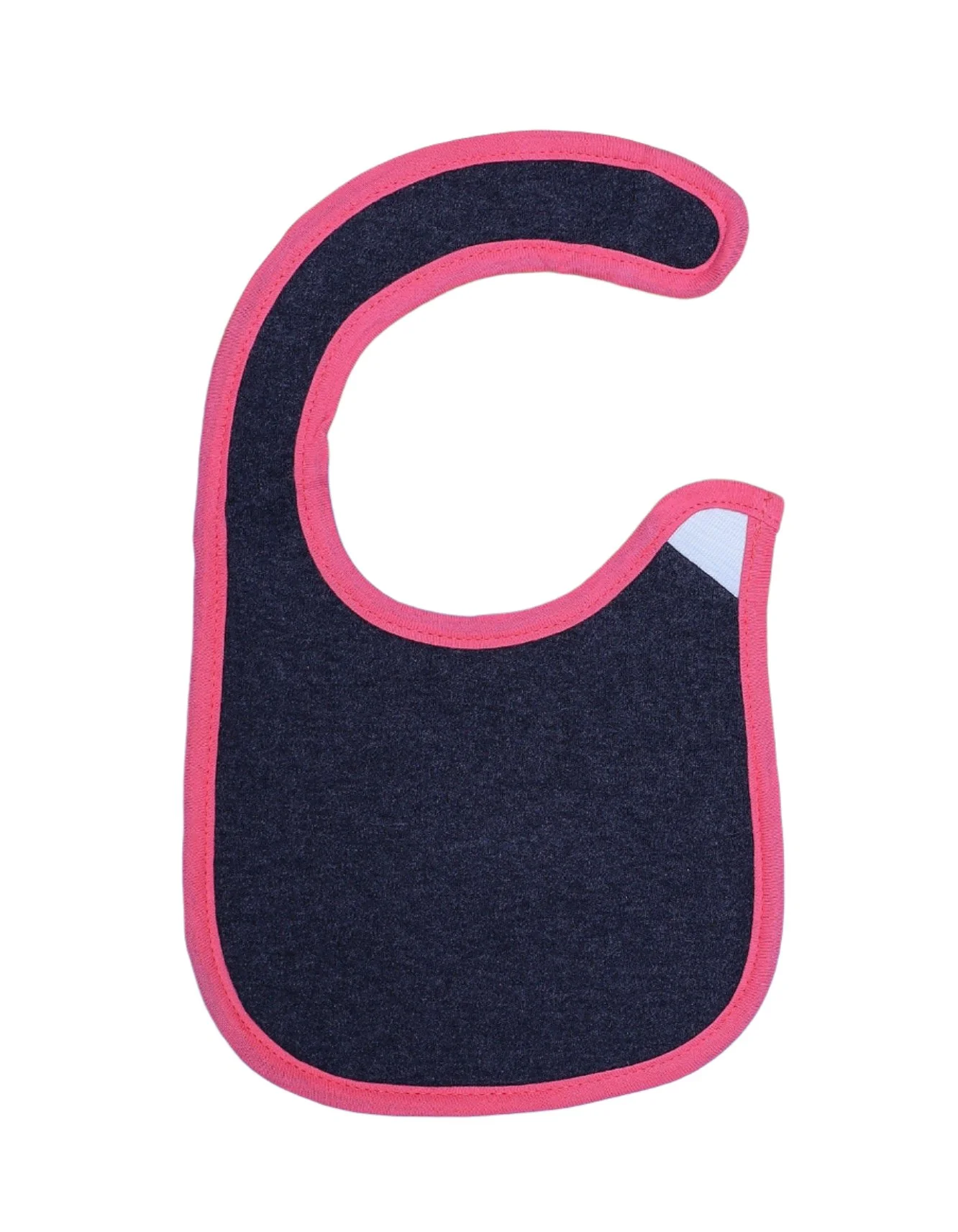 Zubaida's Bib Charcoal & Pink