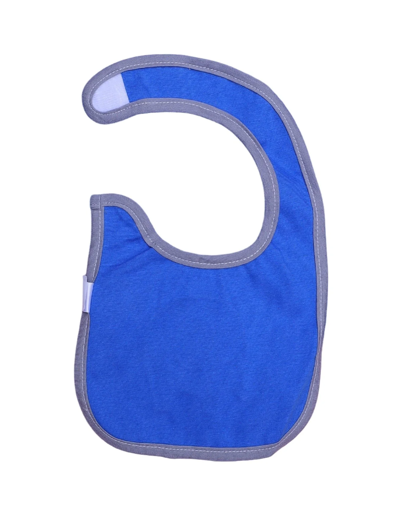 Zubaida's Bib Gray with EmbroideredElephant - Image 2