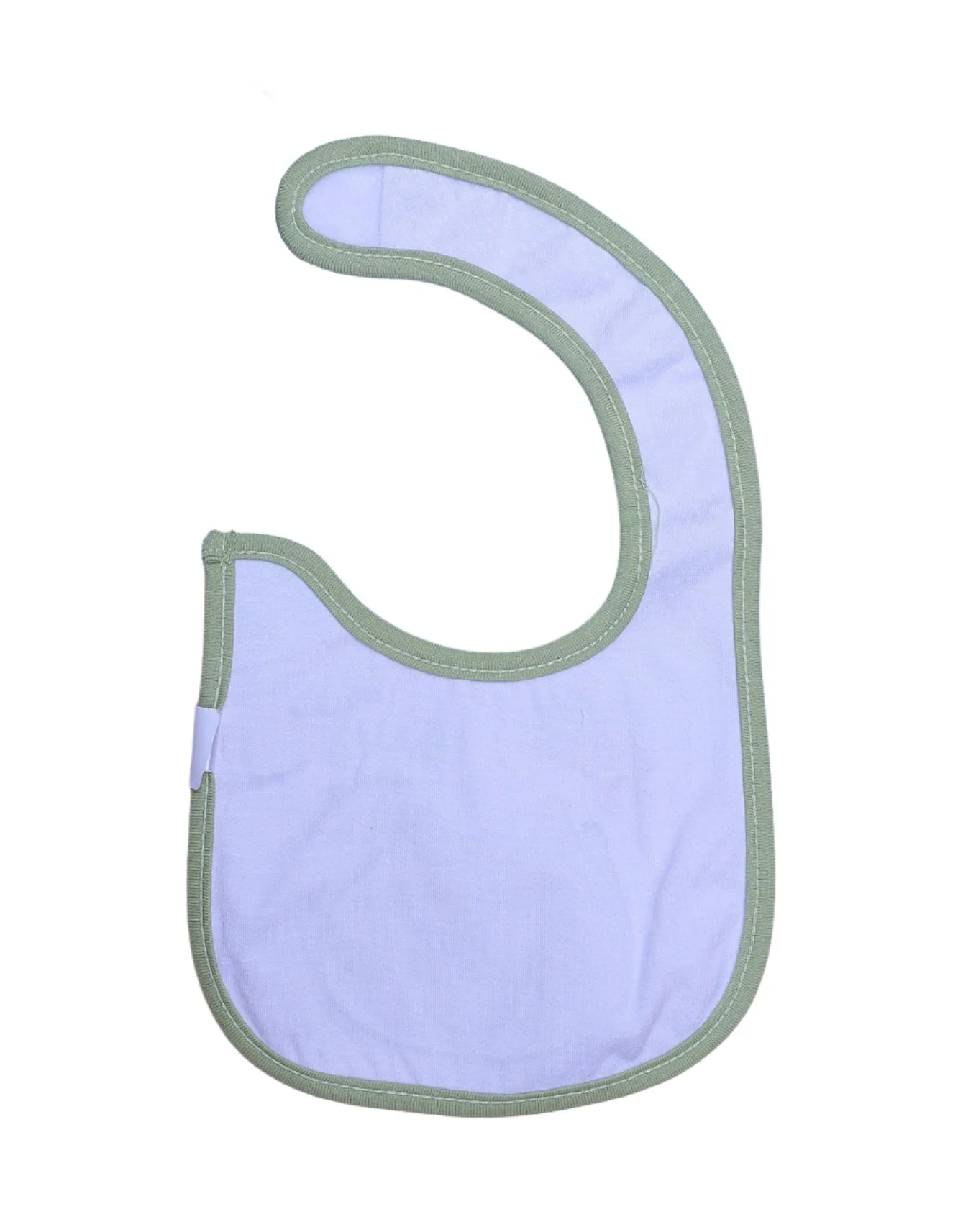 Zubaida's Bib Green with Embriodered Frog - Image 2