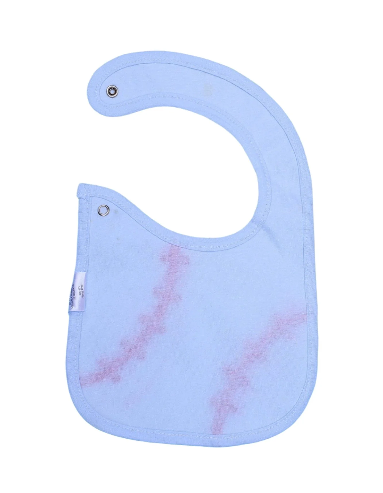 Zubaida's Bib Light Blue Border - Image 2