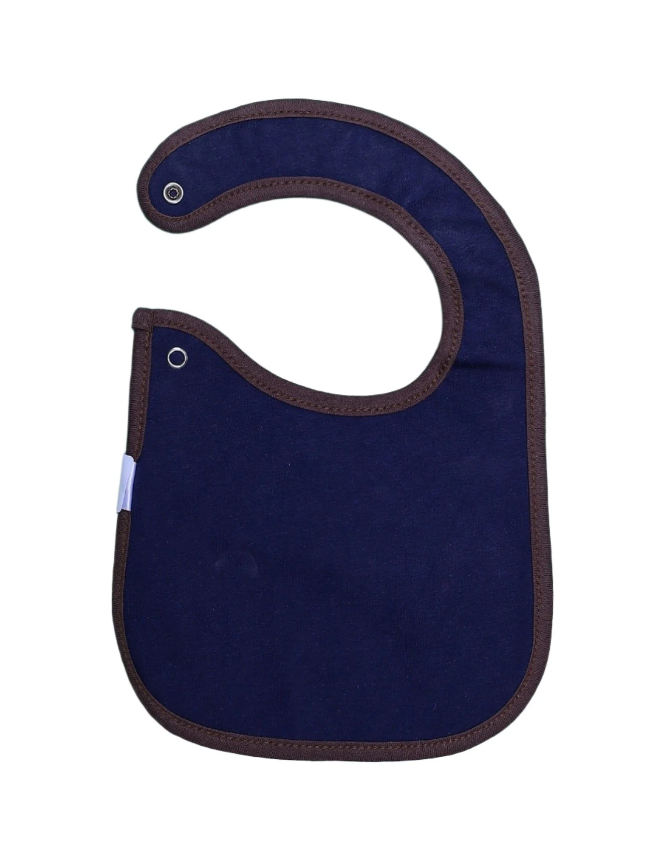 Zubaida's Bib Light Pink Brown Border - Image 2