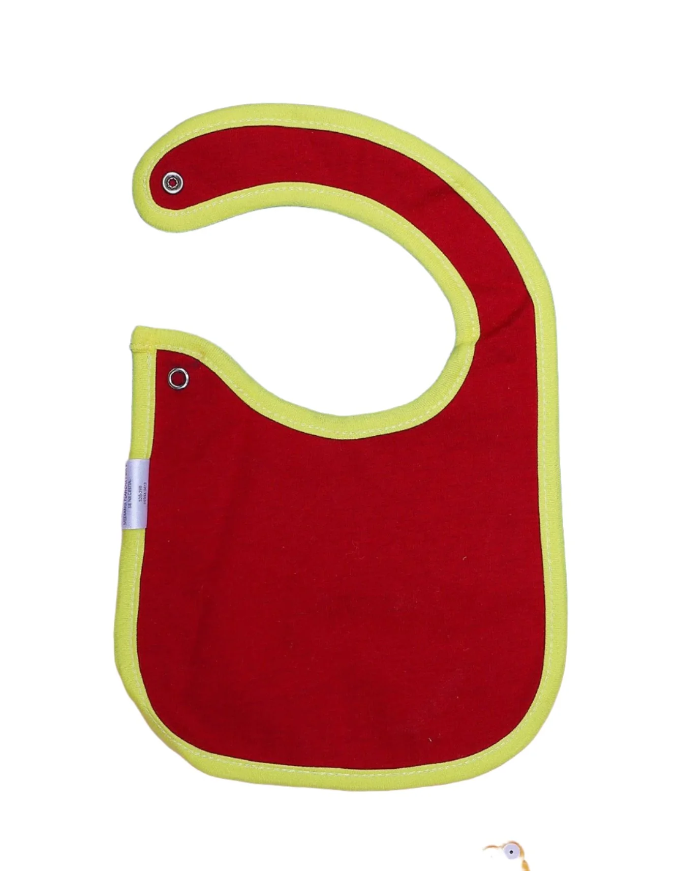 Zubaida's Bib Navy Blue & Neon Green - Image 2