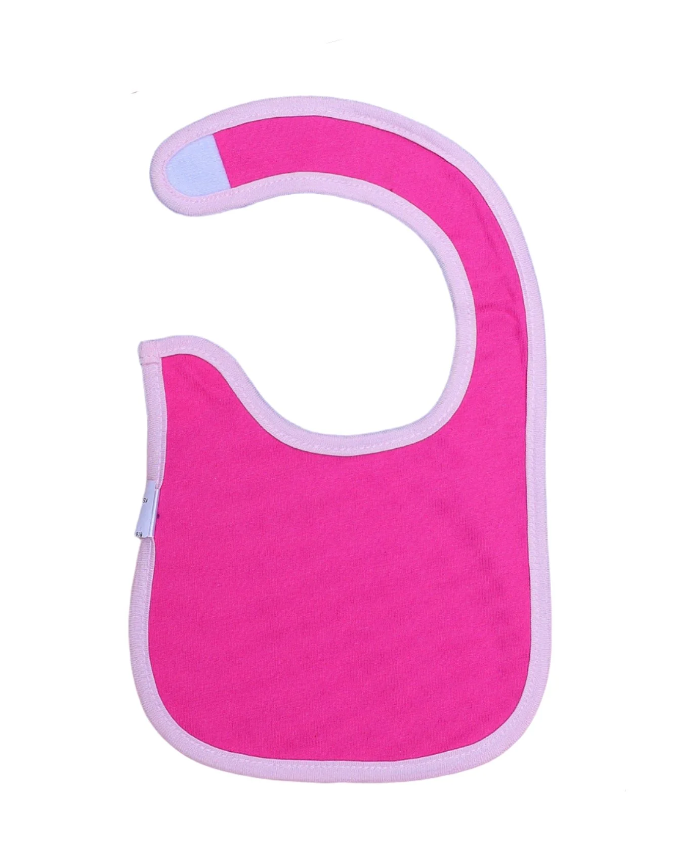 Zubaida's Bib Navy Blue & Pink with Polka Dots - Image 2